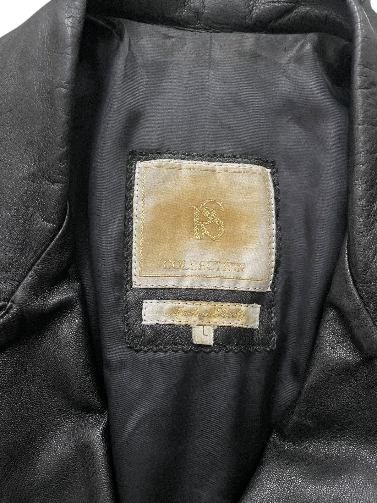 Genuine Leather × Vintage Leather jacket women Made in Italy Size L / US 10 / IT 46 - 5 Thumbnail