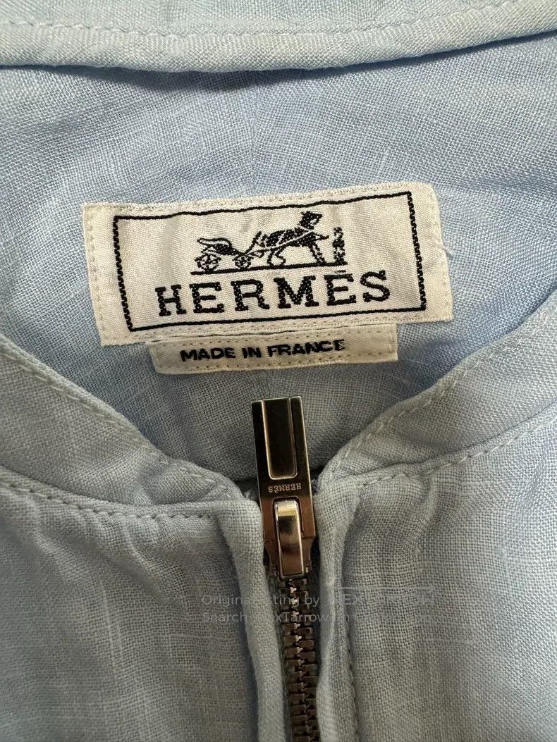 Hermes Hermes size 38 100% linen jacket shirt Size US S / EU 44-46 / 1 - 6 Thumbnail