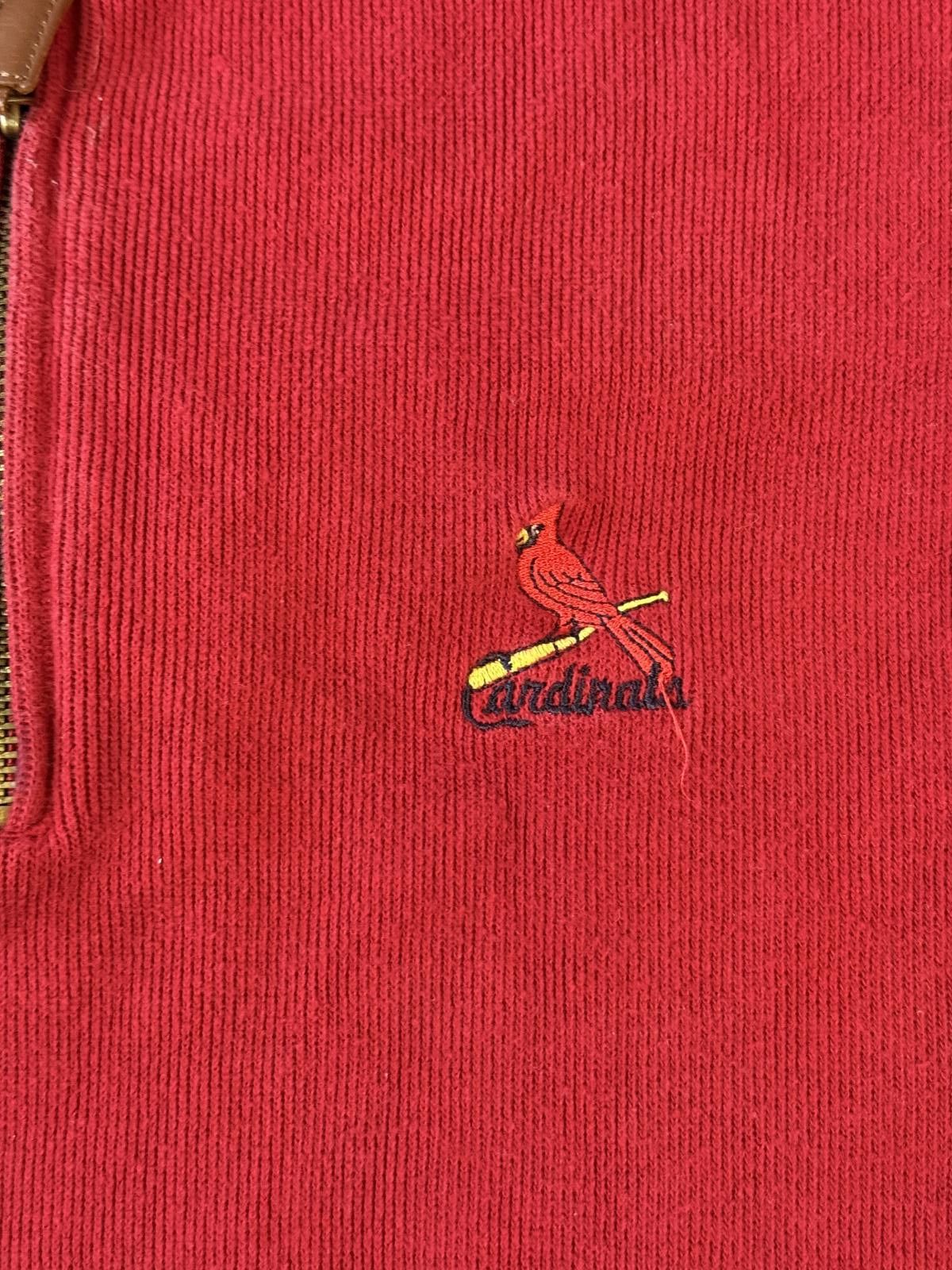 Designer VTG Vesi Sweater St Louis Cardinals Baseball Quarter Zip L Size US L / EU 52-54 / 3 - 3 Thumbnail