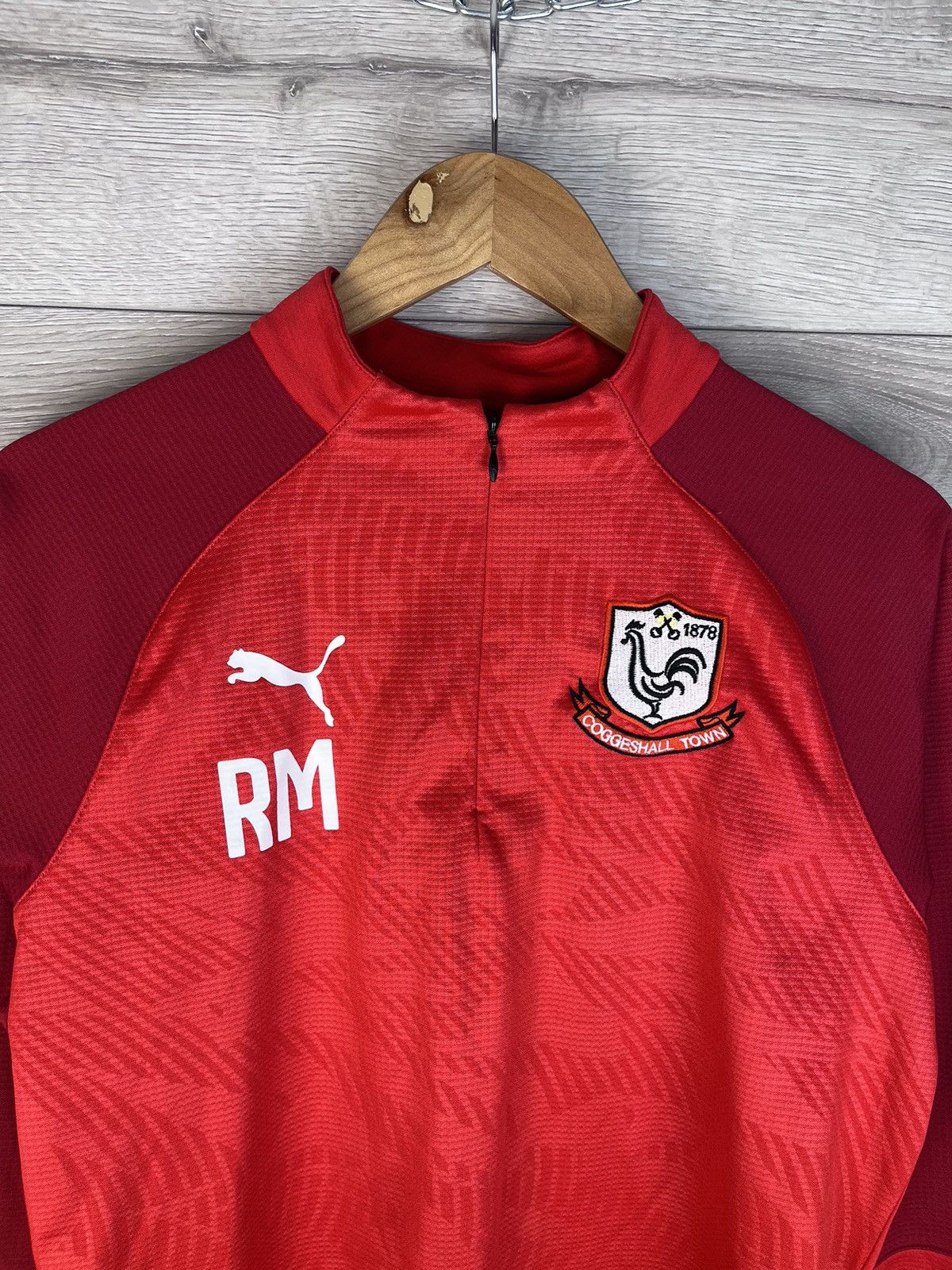 Puma Men’s soccer sweater 1/3 zip Puma FC Coggeshall Town size S Size US S / EU 44-46 / 1 - 6 Thumbnail