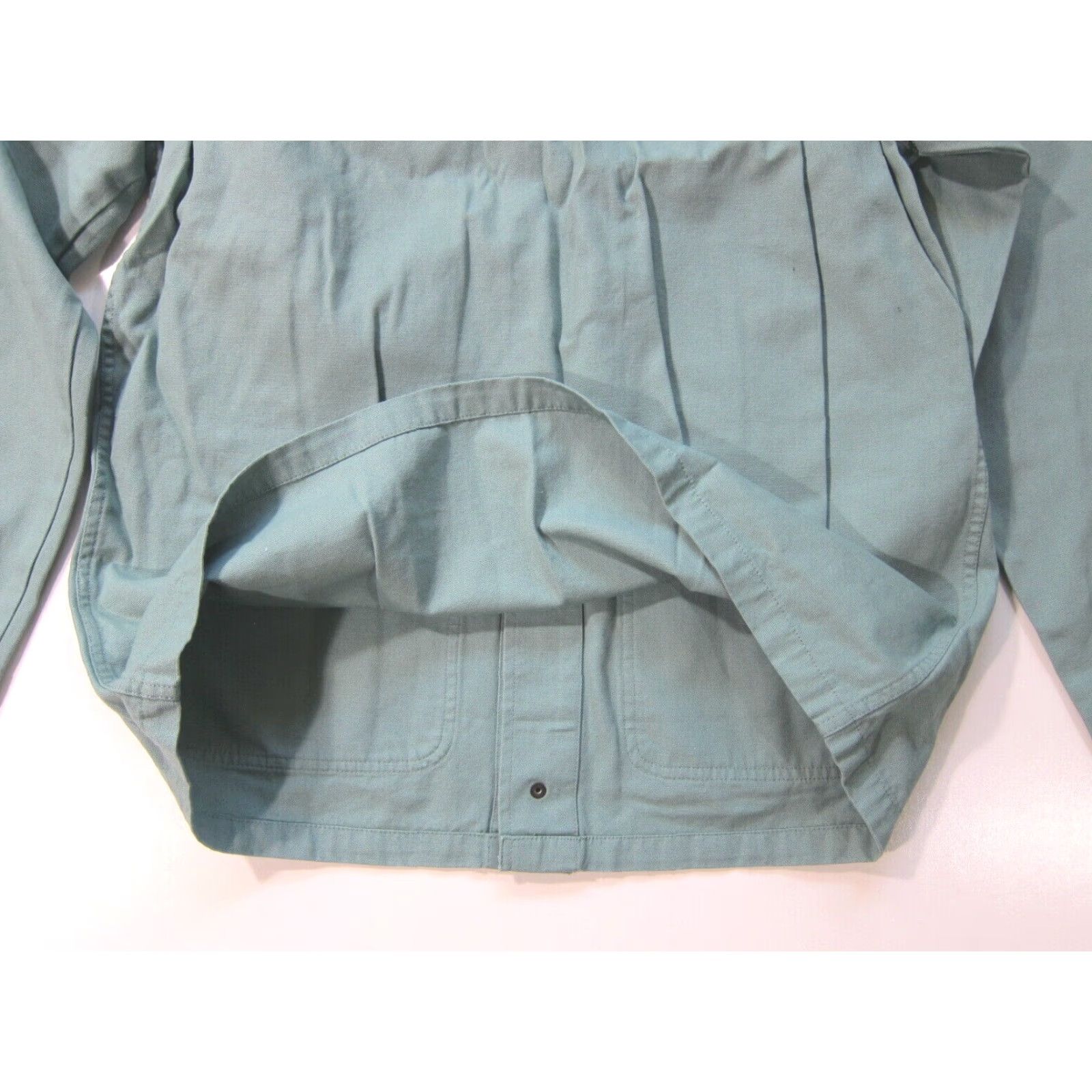 Vans Vans 100% Cotton Green Black Snap Pocket Denim Field Hunt Jacket Men Medium Size US M / EU 48-50 / 2 - 5 Thumbnail