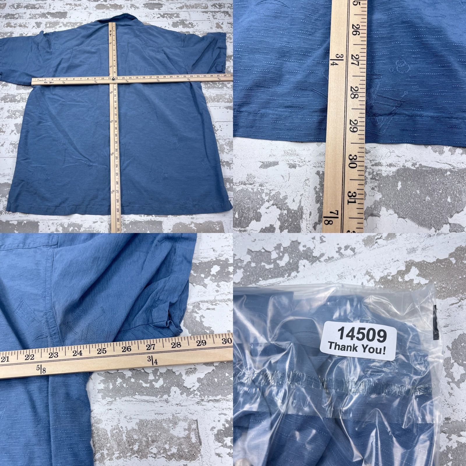 Big Dogs Big Dogs Shirt Men XL Blue Silk Button Up Camp Hawaiian Martini Drink Print Size US XL / EU 56 / 4 - 8 Thumbnail