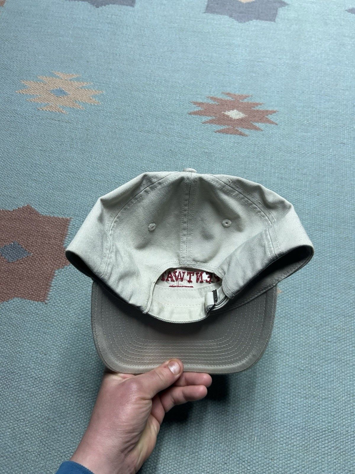 Vintage Vintage strapback hat Pentwater Michigan beige destination Size ONE SIZE - 4 Thumbnail