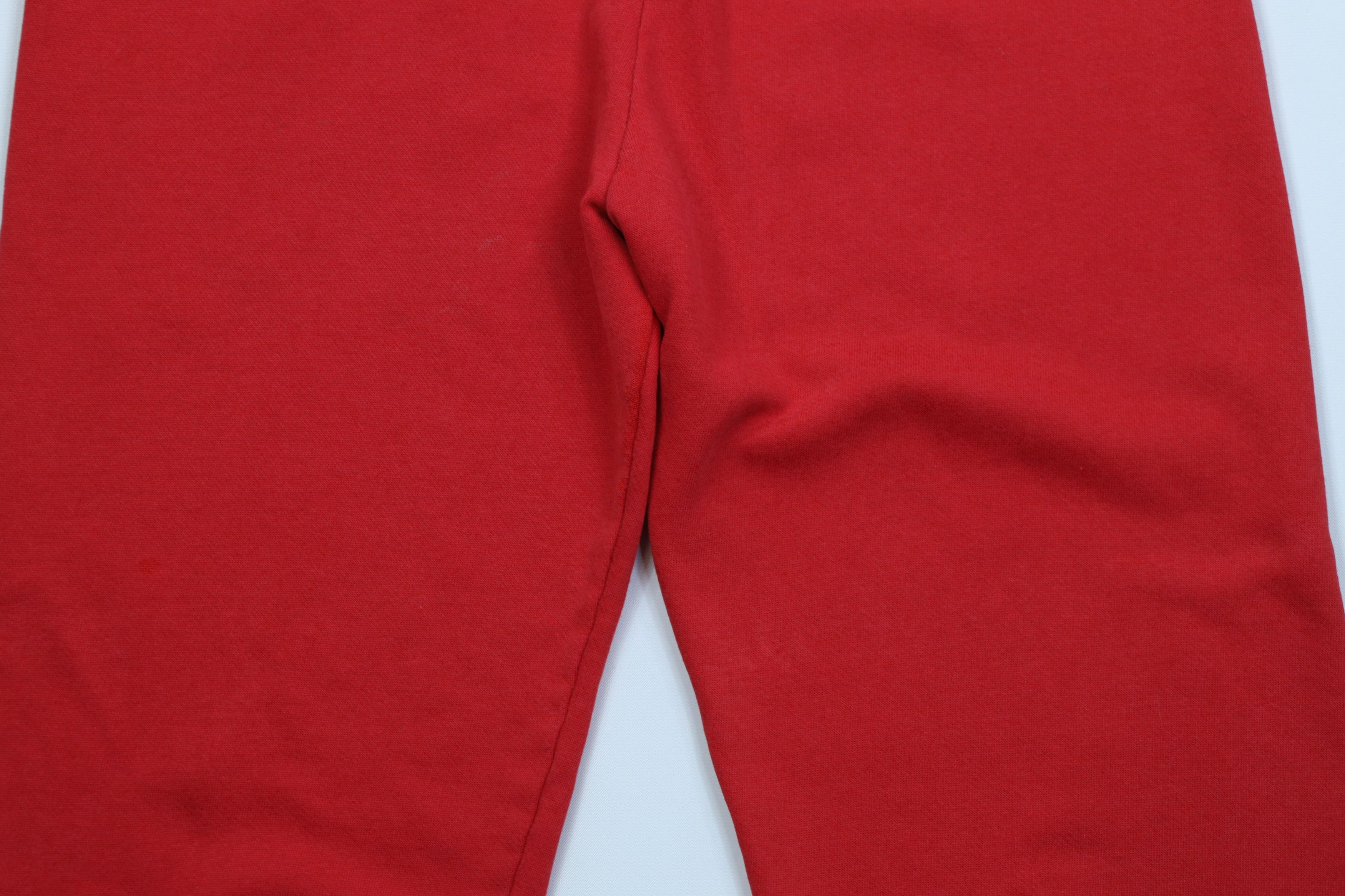 Vintage Vintage 80s 90s Streetwear Sweatpants Joggers Pants Red USA Size US 36 / EU 52 - 12 Thumbnail