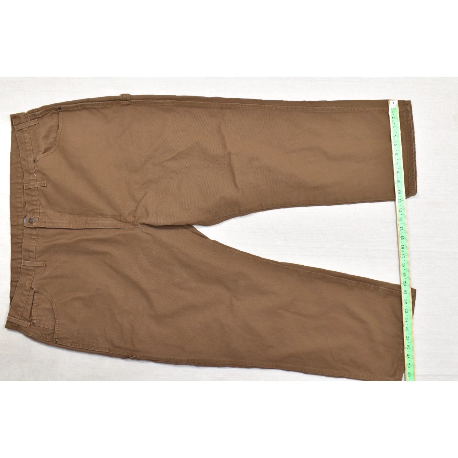 Dickies Dickies Men's Brown Duck Canvas Carpenter Pants Size 48x30 Regular Loose Fit Workwear Straight Leg Mens Brown 48x30 Size US 32 / EU 48 - 5 Thumbnail