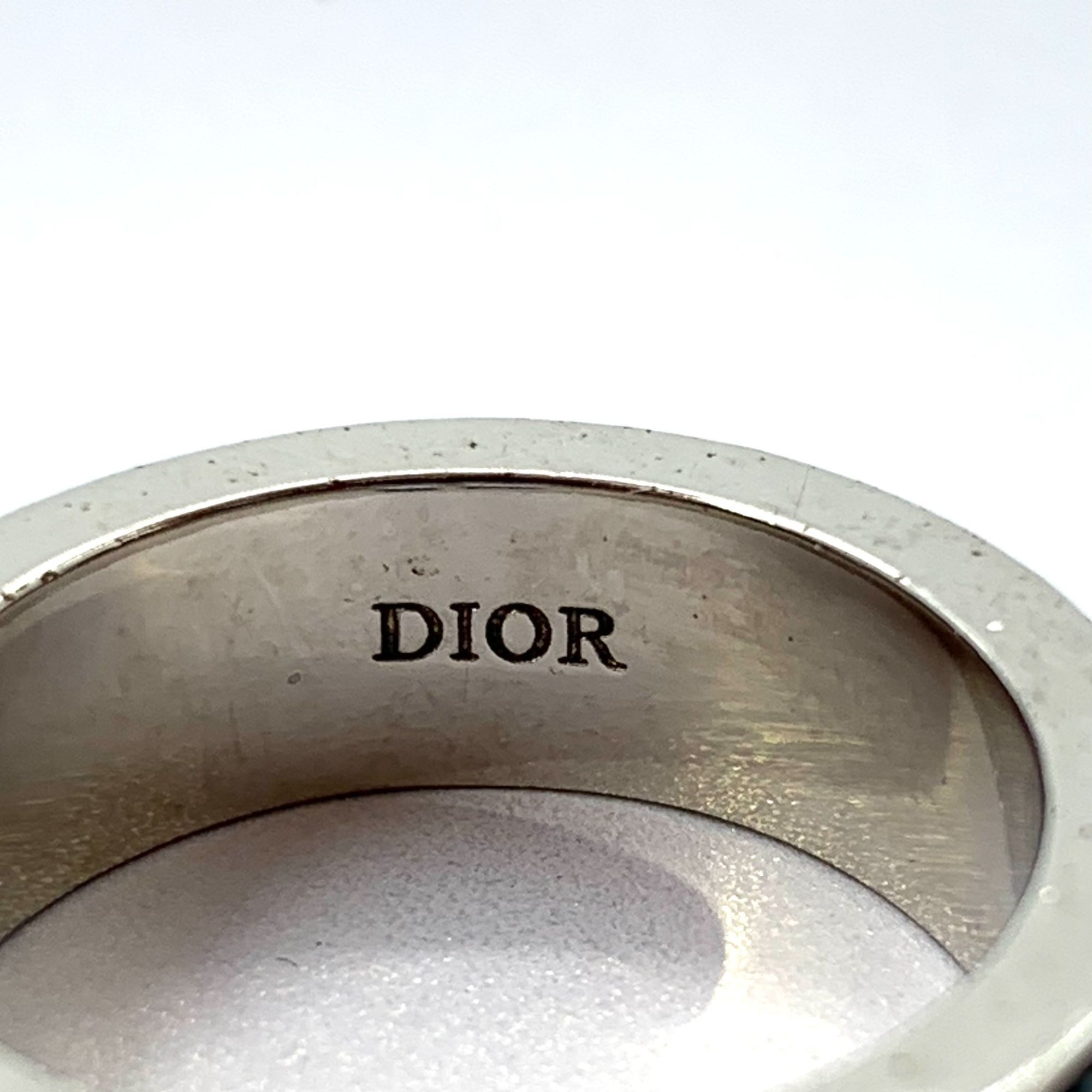 Dior Dior Silver CD Cutout Zirconia Ring with Crystals (Size M)💍 Size ONE SIZE - 2 Thumbnail