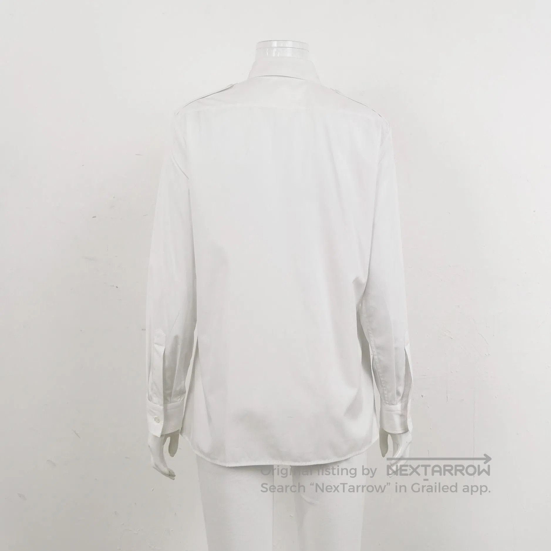 Prada Prada Classic Cotton White Shirt with Tie . Size XXS / US 00 / IT 34 - 2 Thumbnail