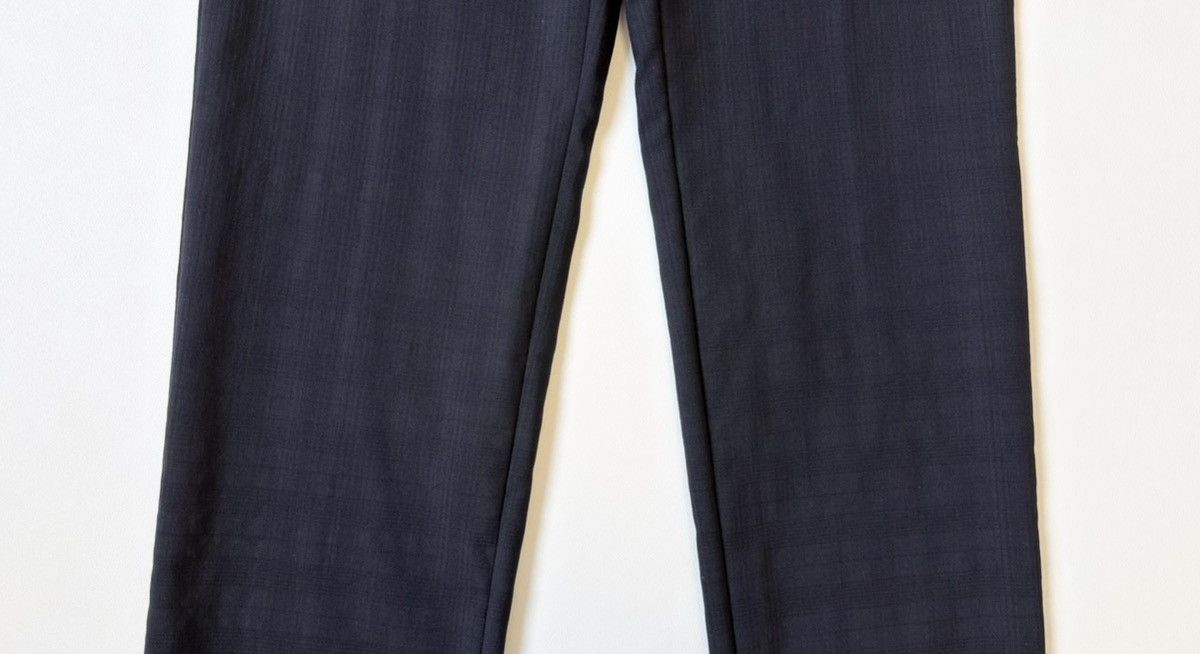 Comme des Garcons S/S 07 Jacquard Check Blue Wool Pants Size US 32 / EU 48 - 7 Thumbnail