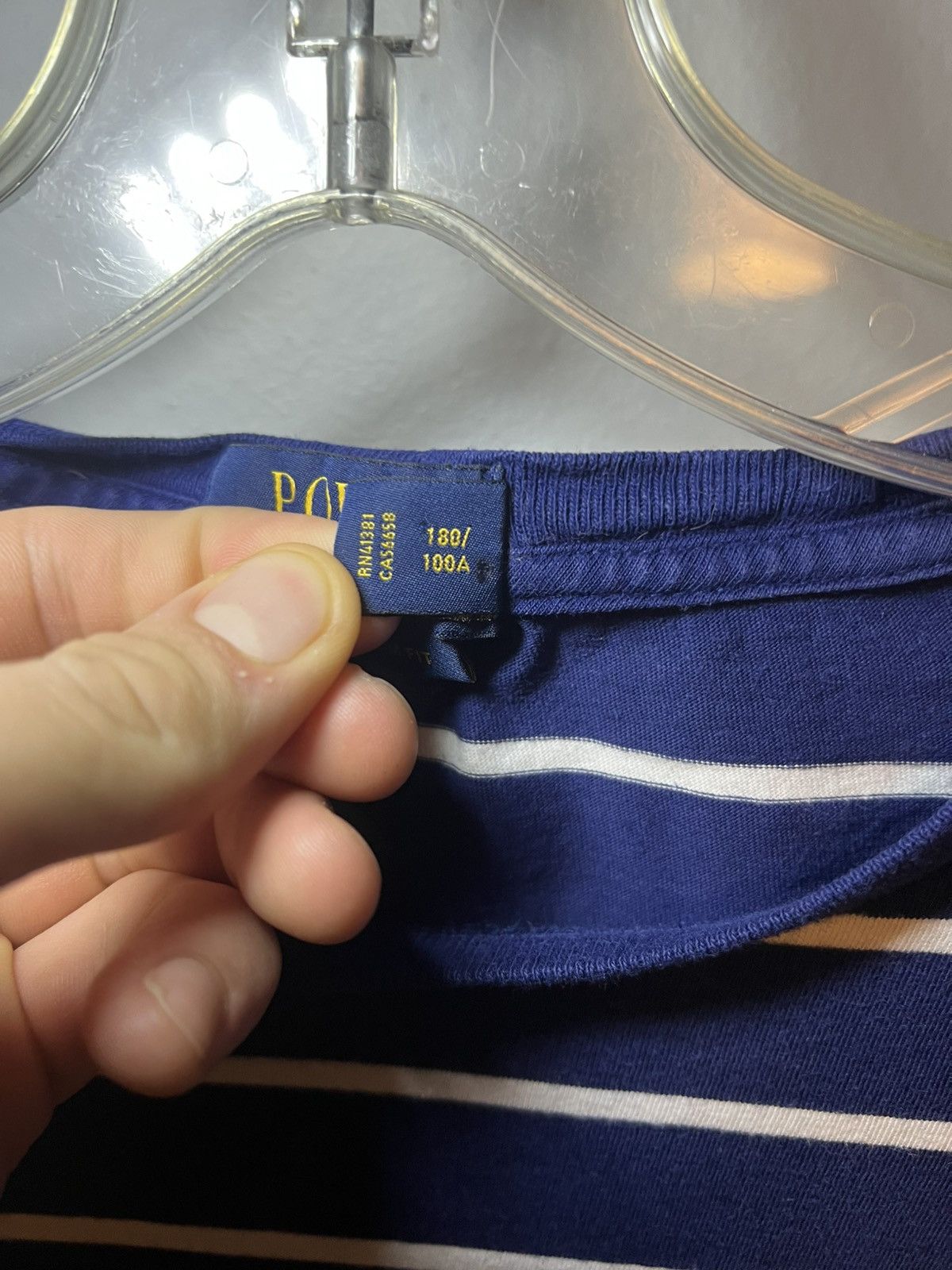 Polo Ralph Lauren Polo Ralph Lauren baby striped tee Size US L / EU 52-54 / 3 - 5 Thumbnail