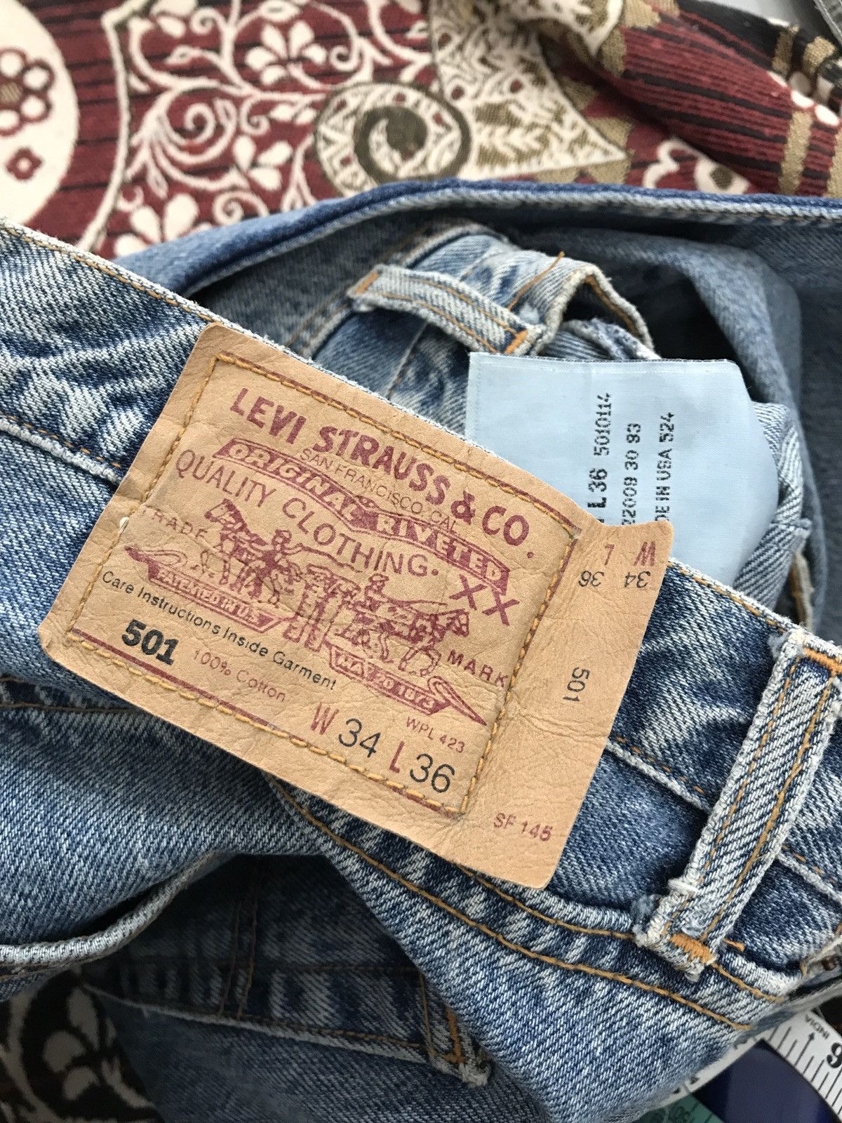 Levi's Vintage Levi’s 501 denim Size US 34 / EU 50 - 15 Thumbnail