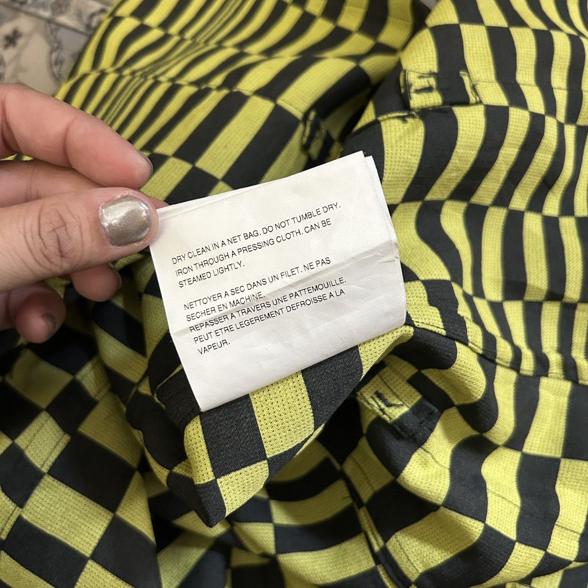 Comme des Garcons Comme Des Garcons Checkered Black/Green Vest Size US S / EU 44-46 / 1 - 5 Thumbnail