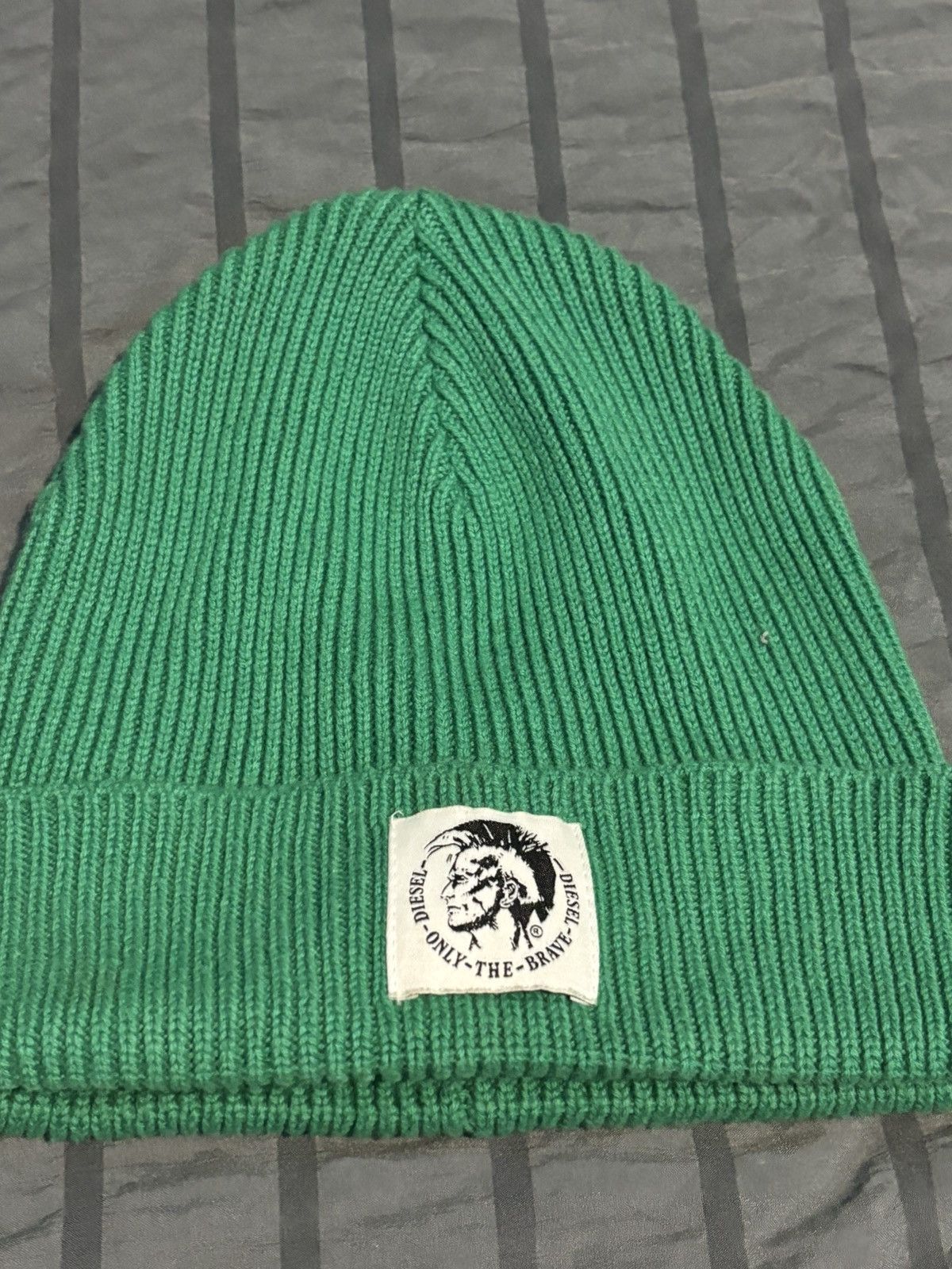 Diesel DIESEL “Only The Brave” Green Beanie 🧑🏾‍🎤 Size ONE SIZE - 7 Thumbnail