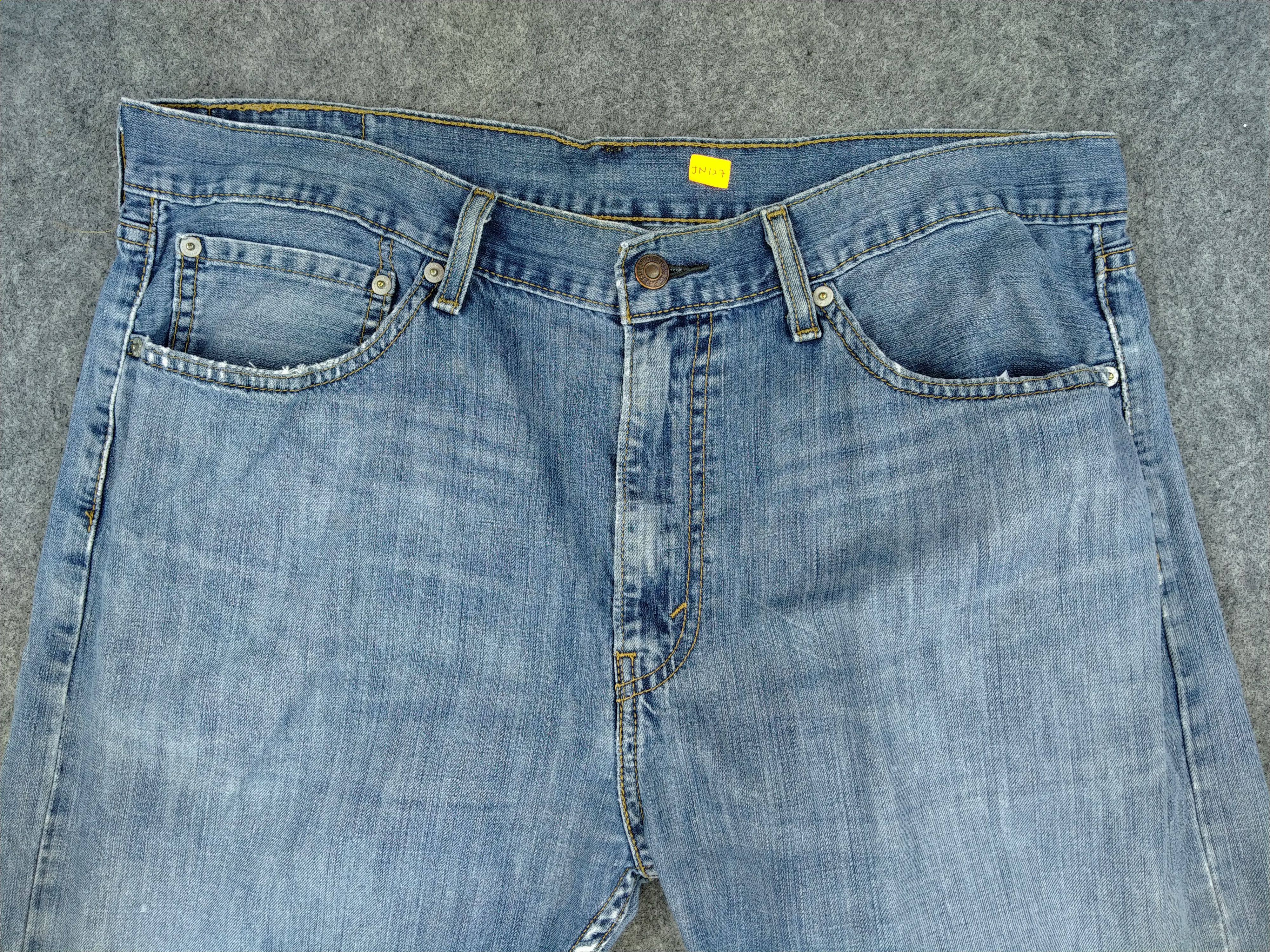 Levi's Blue Levi's 505 Distressed Denim 37 x 30 -JN127 Size US 37 - 3 Thumbnail