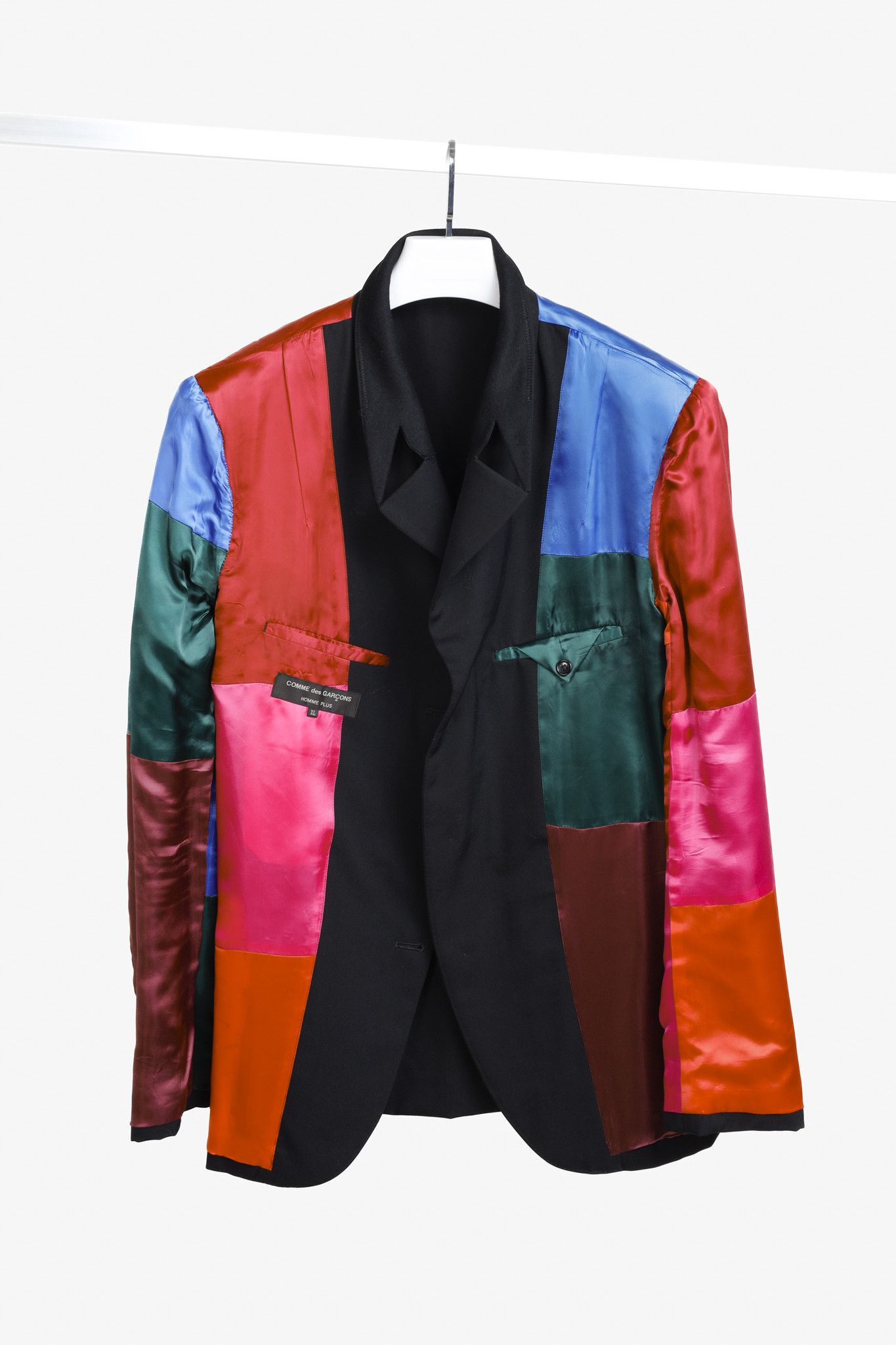 Comme des Garcons Homme Plus Comme Des Garcons Homme Plus 2017 Black Multi-Colour Blazer Size 54L - 1 Thumbnail