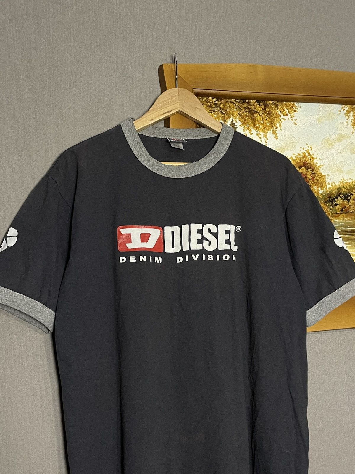 Diesel Vintage Diesel Big Arabic Logo T-shirt Rare Crewneck Size US XL / EU 56 / 4 - 2 Thumbnail