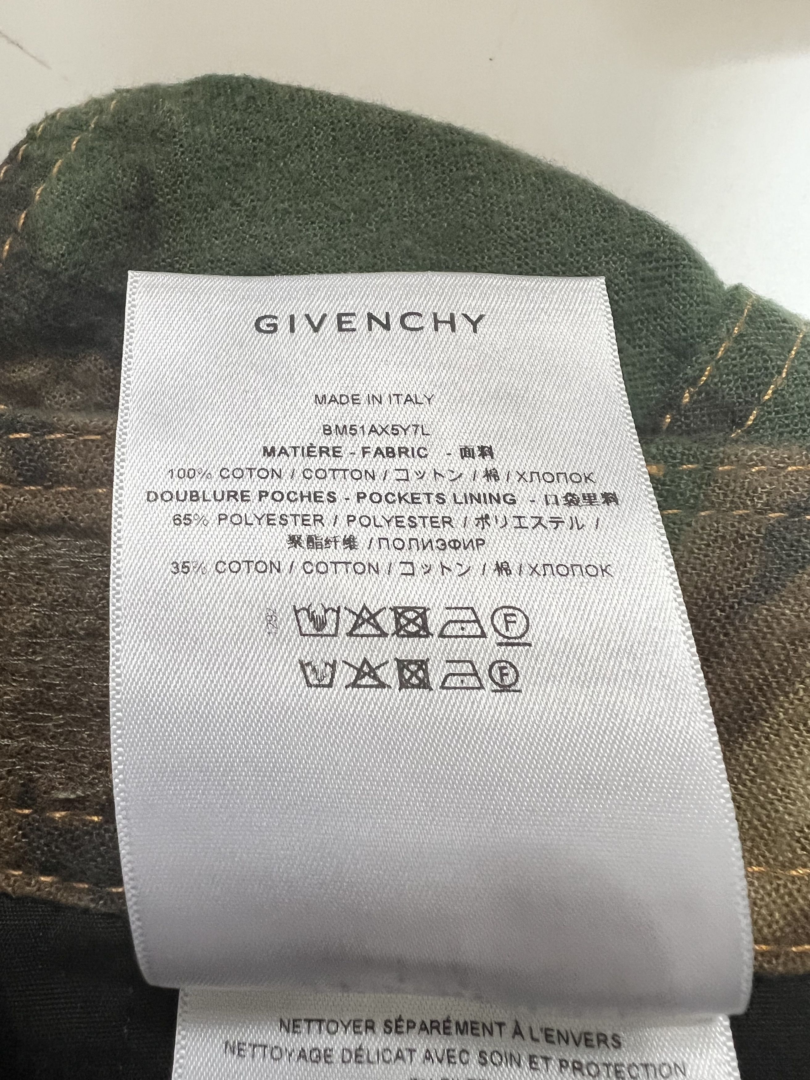Givenchy Runway FW'23 Khaki Distressed Cargo Pants Size US 32 / EU 48 - 22 Thumbnail