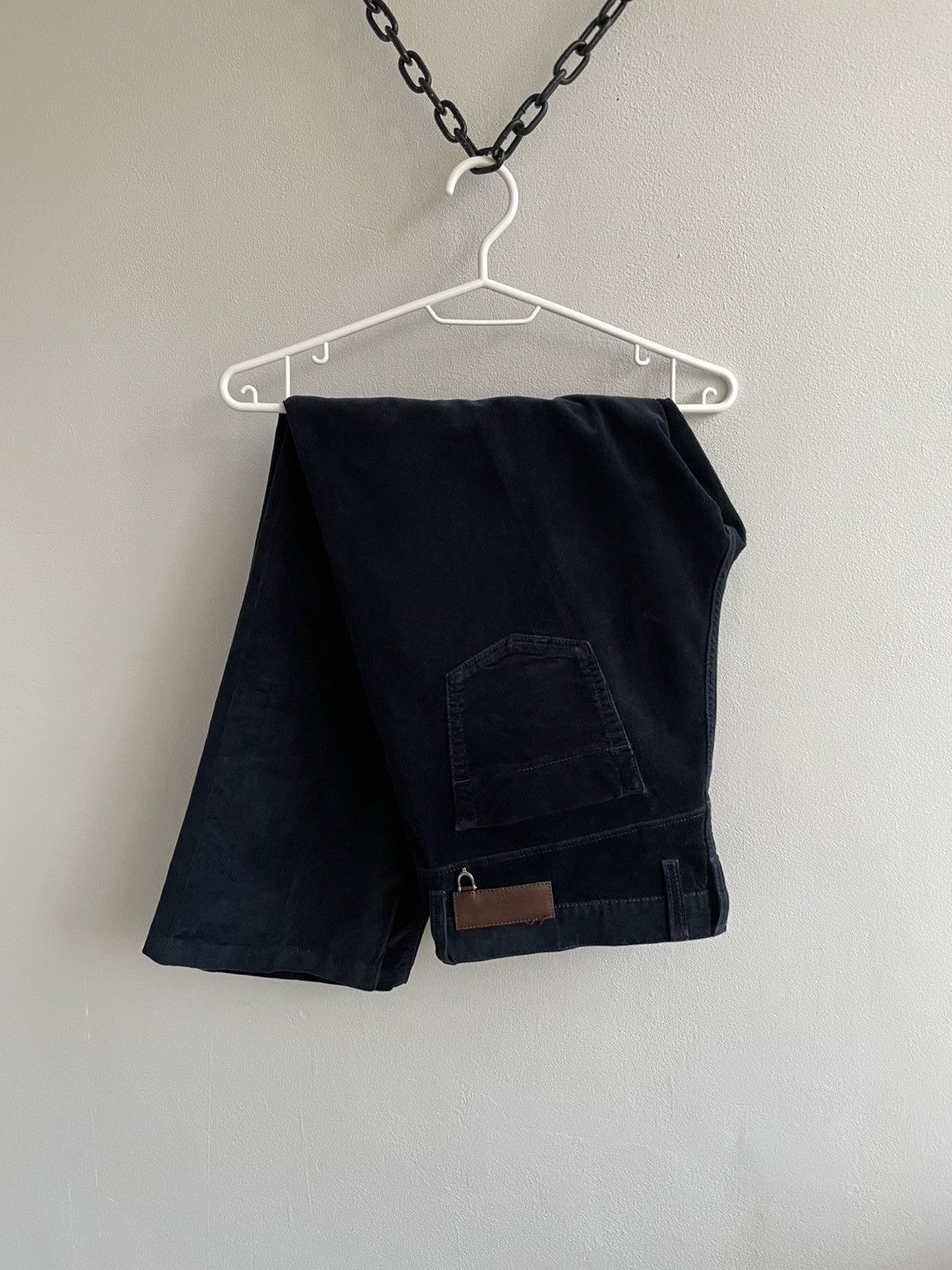 Gucci Gucci Vintage Velvet Black / Dark Blue Pants Jeans Size US 36 / EU 52 - 1 Thumbnail