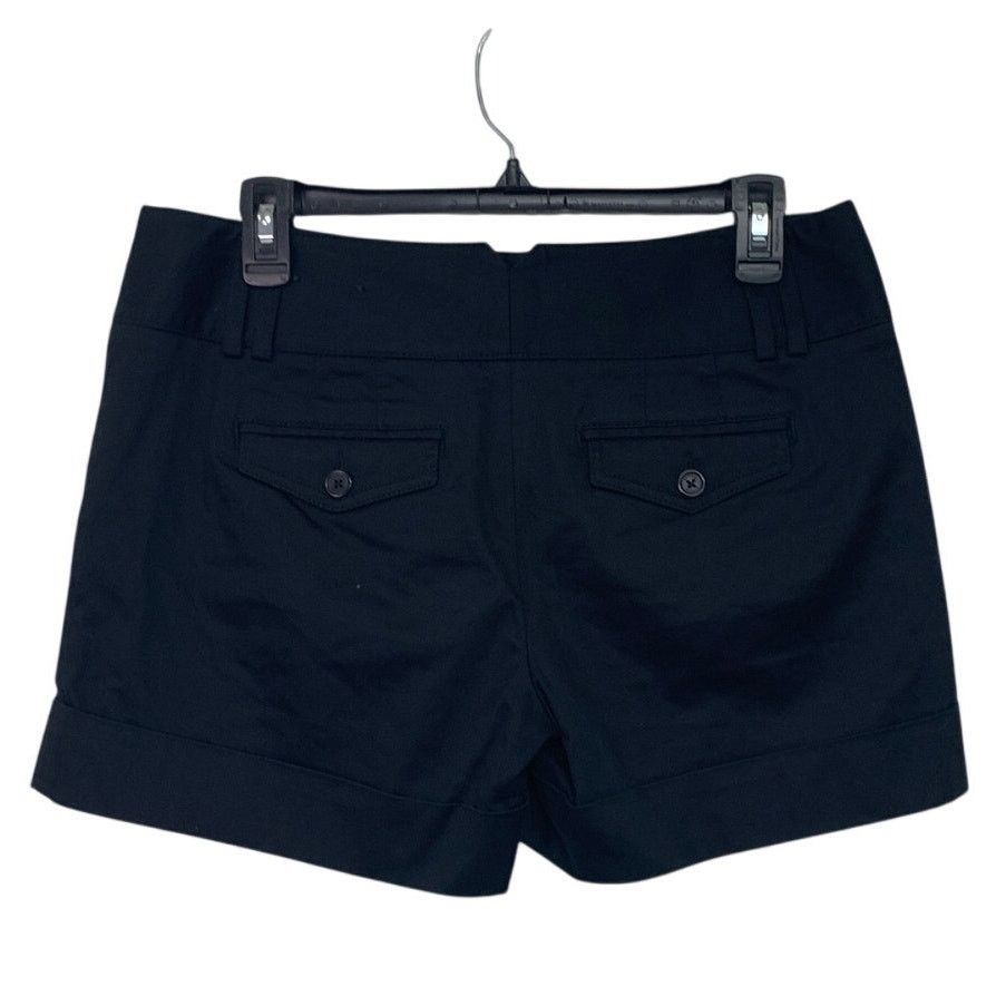 Express Express Womens Size 8 Black Stretch Short Shorts w Pockets Size 30" / US 8 / IT 44 - 2 Thumbnail