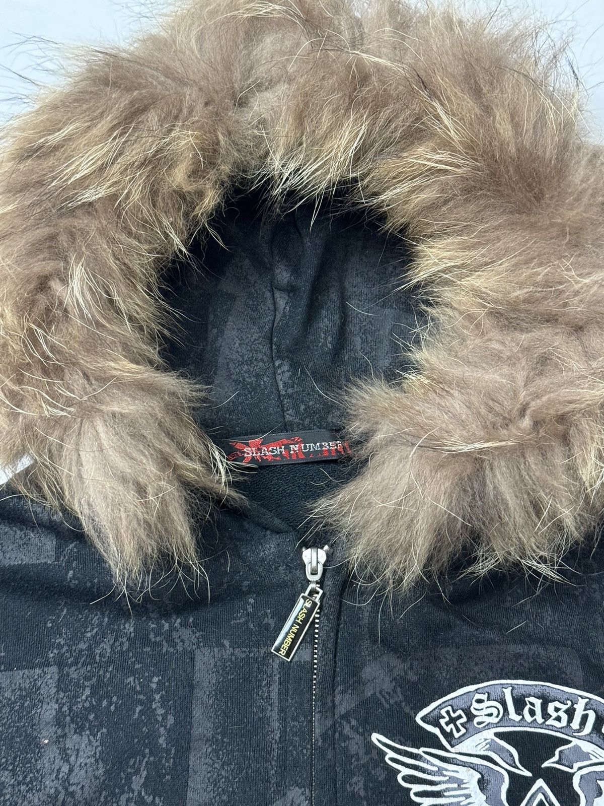 Beauty Beast × Hysteric Glamour × Japanese Brand FUR CROSSES SLASH NUMBER HOODIE LGB STYLE Size US L / EU 52-54 / 3 - 6 Thumbnail