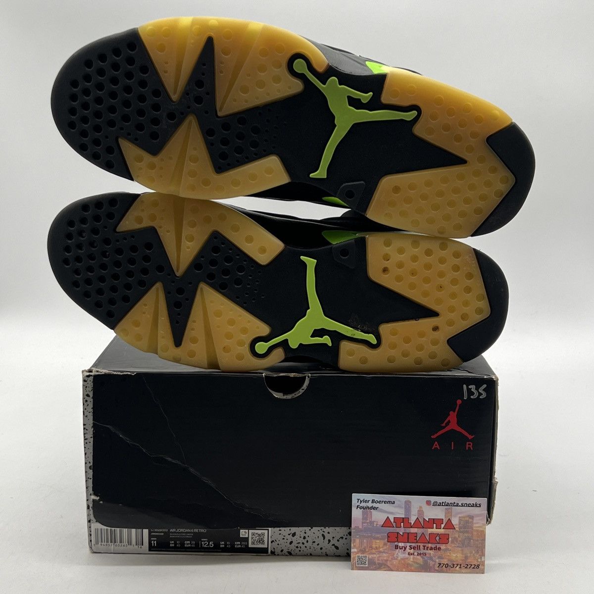 Jordan Brand Air Jordan 6 electric green Size US 11 / EU 44 - 8 Thumbnail