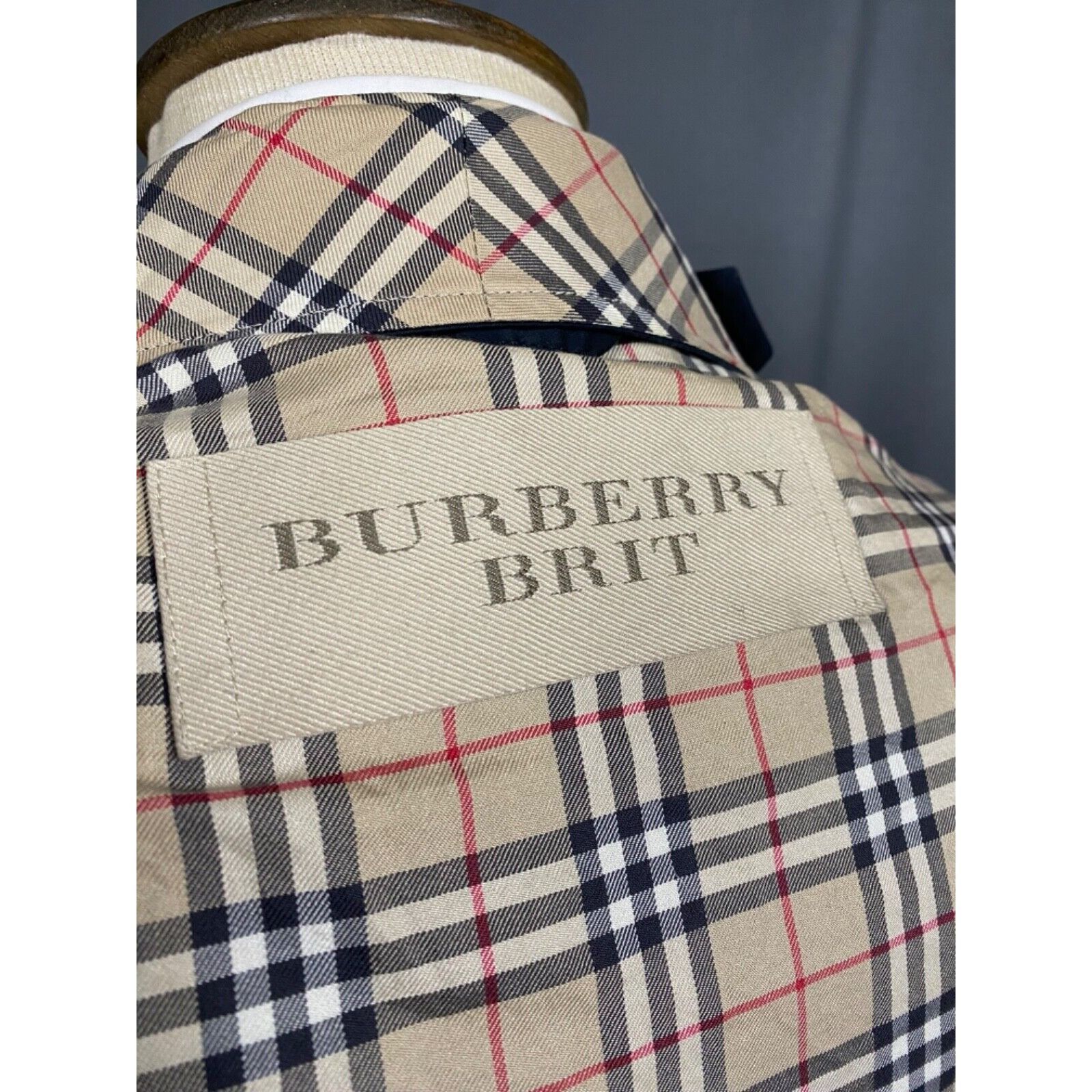 Burberry Burberry Nova Check Dark Blue Multipocket Utility Field Jack Size US XL / EU 56 / 4 - 11 Thumbnail