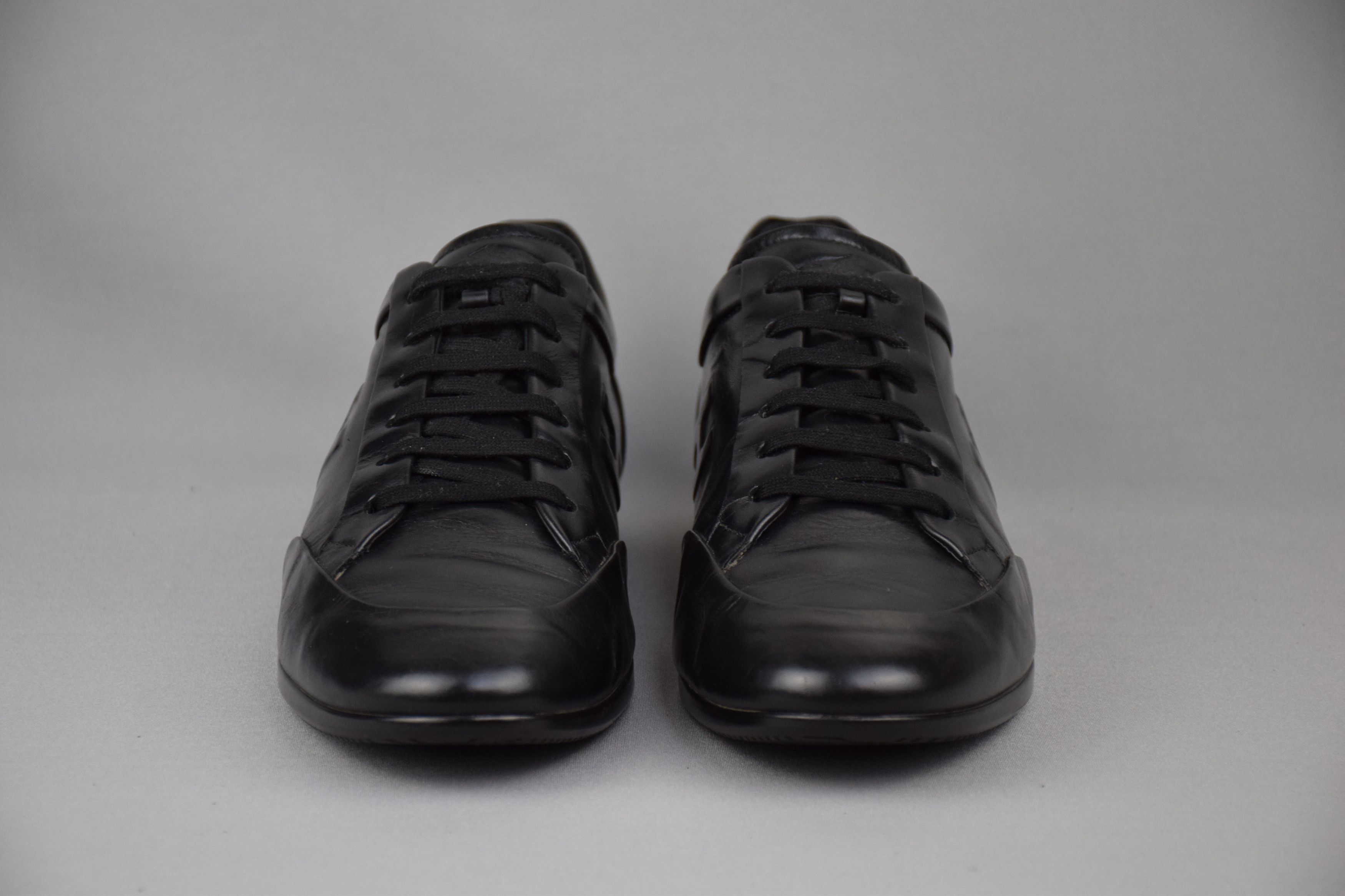 Hogan Rare HOGAN Leather Sneakers Black US 10.5 UK 9 EU 43 Size US 10.5 / EU 43-44 - 3 Thumbnail