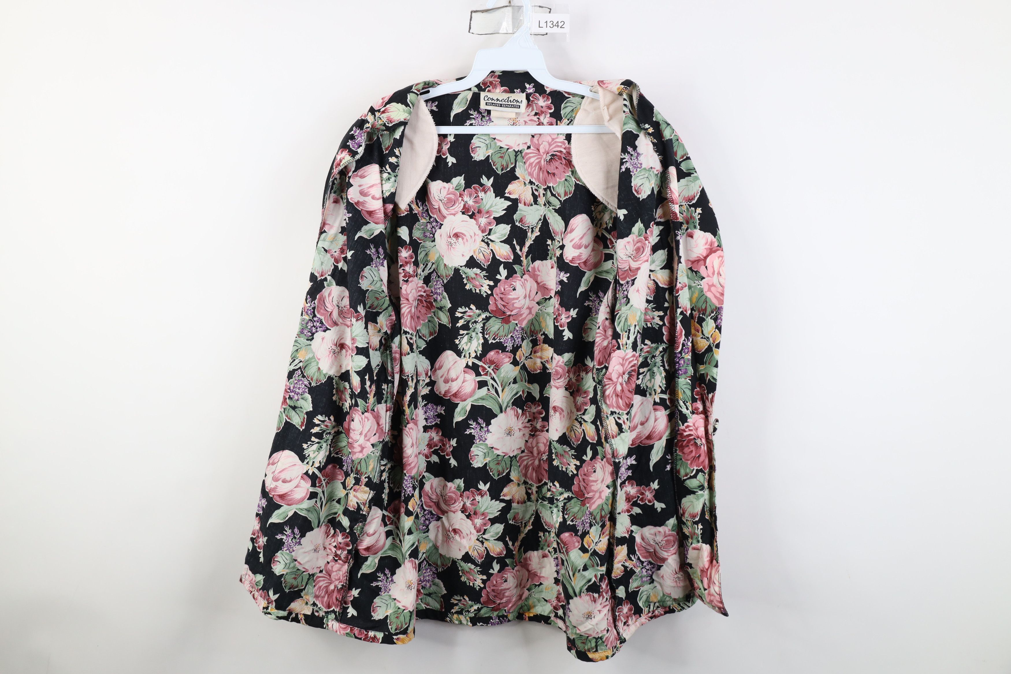 Vintage Vintage 90s Streetwear All Over Print Blazer Jacket USA Size XXL / US 16-18 / IT 52-54 - 10 Thumbnail
