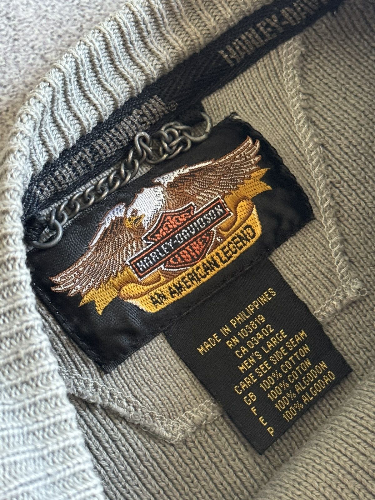 Harley Davidson Harley Davidson vintage knitwear sweater pullover jumper Size US XL / EU 56 / 4 - 9 Thumbnail