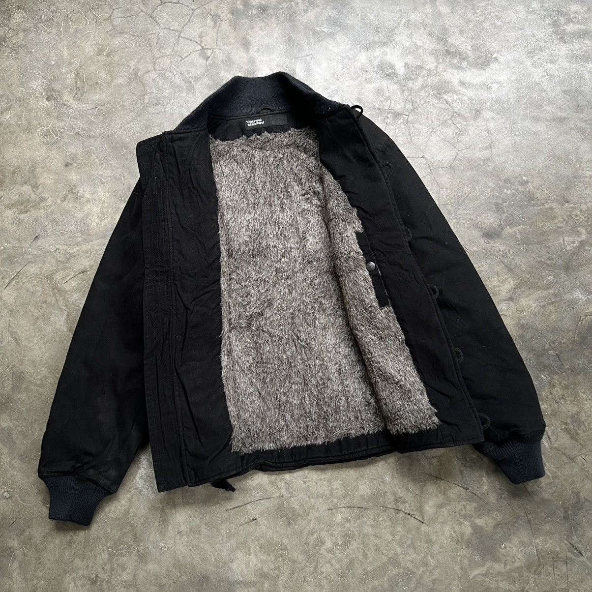 Journal Standard Journal Standard Japanese Fur Button Wool Jacket Size US L / EU 52-54 / 3 - 2 Thumbnail