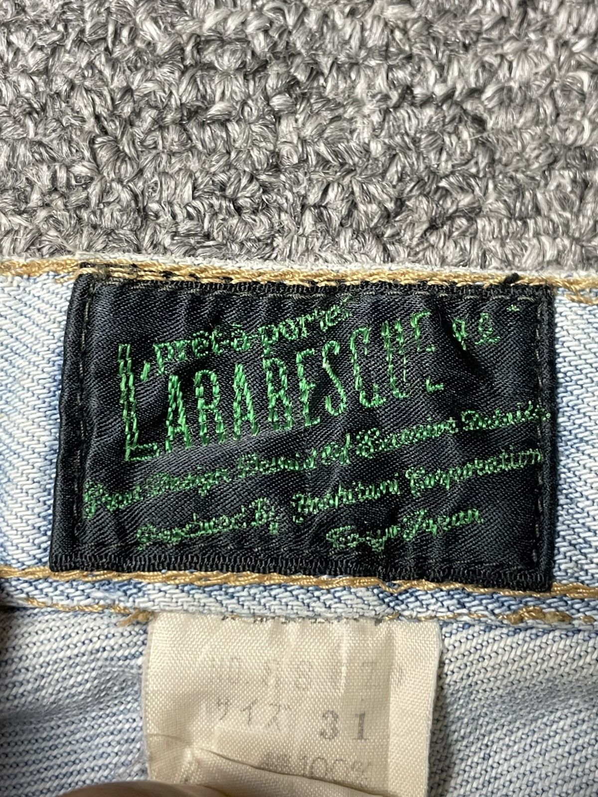 Japanese Brand × Vintage LARA RESCUE Brand Straight Cut Jeans (91) Size US 26 / EU 42 - 7 Thumbnail