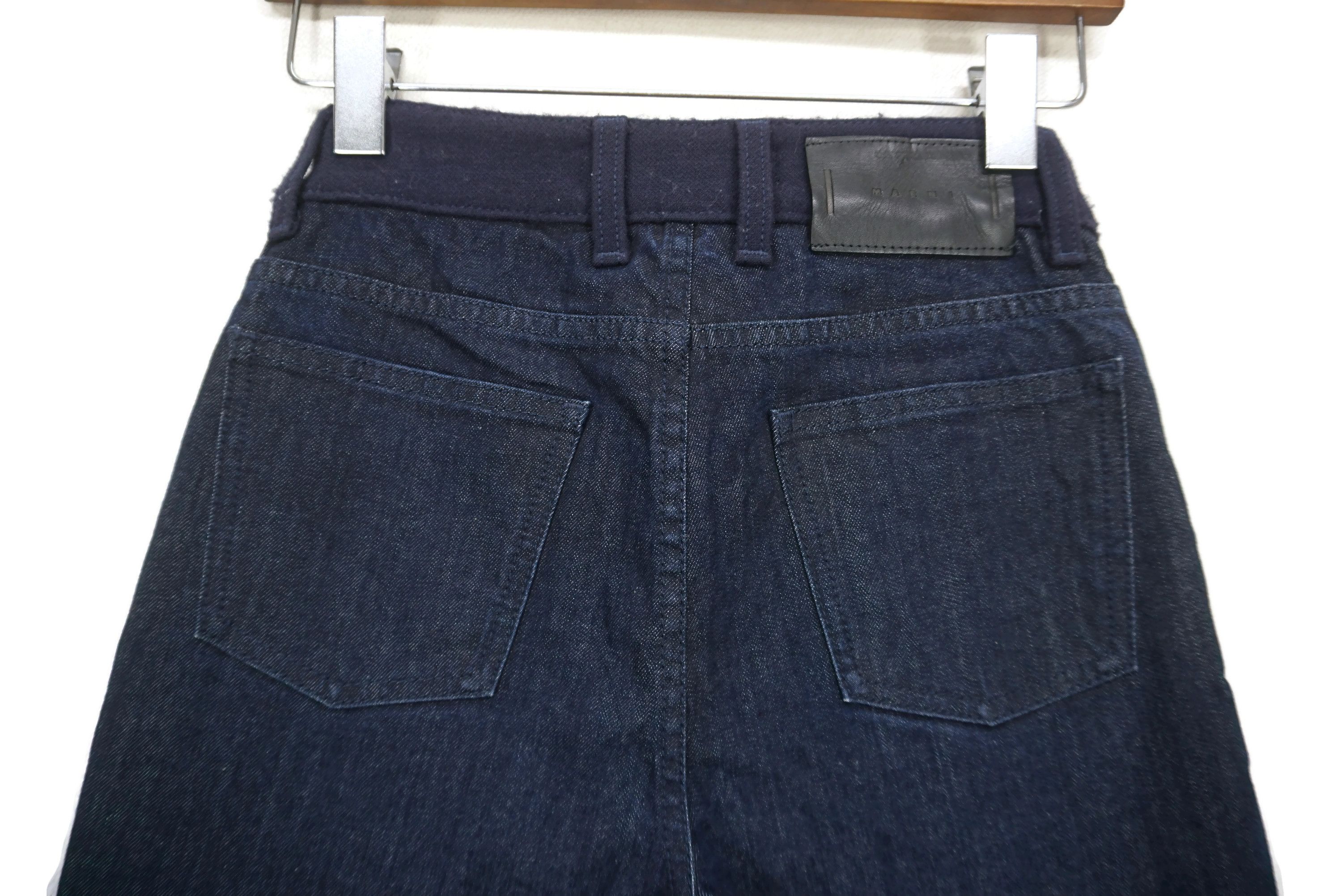 Marni Cropped Jeans Size 24 fit W25xL27 Wool-Blend Slim Ankle Fit Size 24" / US 00 / IT 34 - 8 Thumbnail