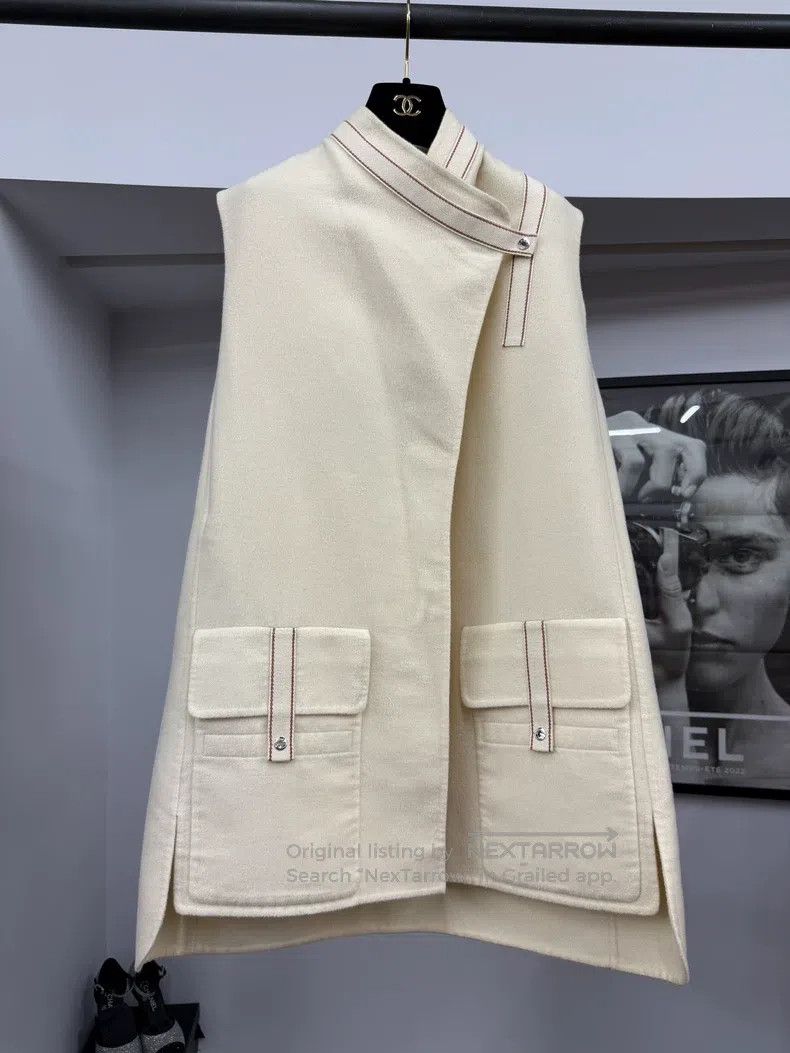 Hermes Hermes Cream White Cashmere Vest Size XS / US 0-2 / IT 36-38 - 1 Thumbnail