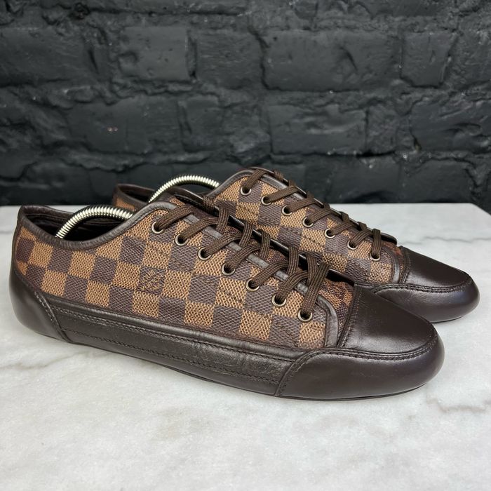 Louis Vuitton Brooklyn sneaker damier brown leather 9 LV or 10 US