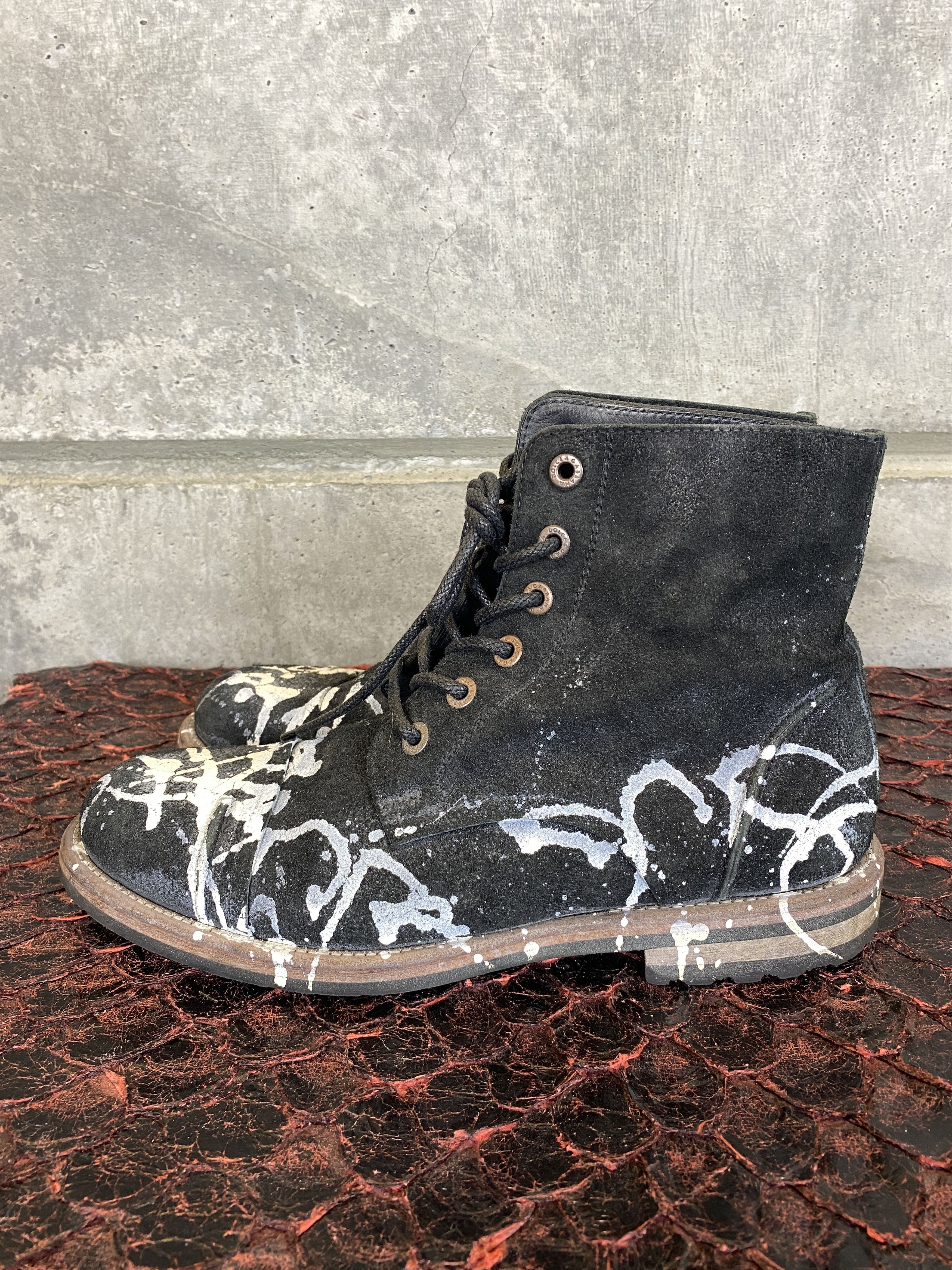 Dolce & Gabbana VINTAGE 2003 DOLCE & GABBANA PAINTER BOOT 8.5 Size US 8.5 / EU 41-42 - 3 Thumbnail