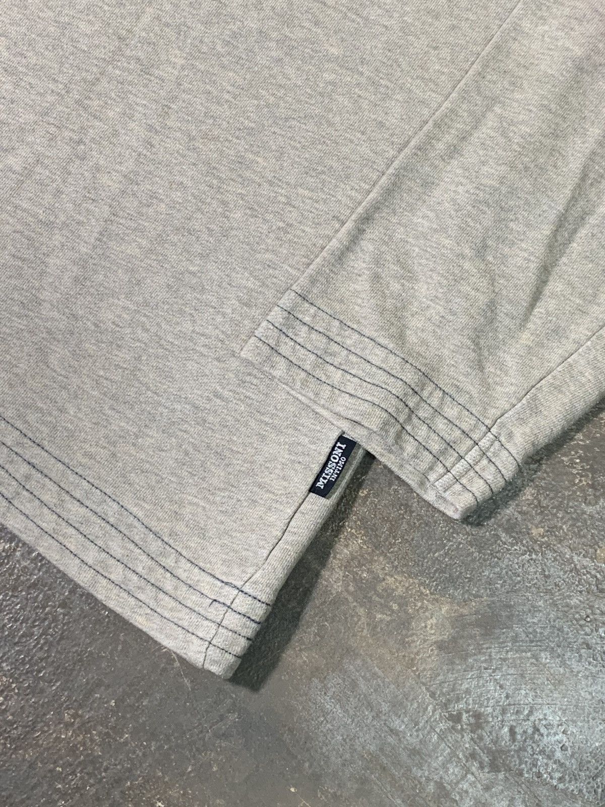 Missoni Rare Vintage Missoni Intimo Quarter Zip Size US M / EU 48-50 / 2 - 2 Thumbnail