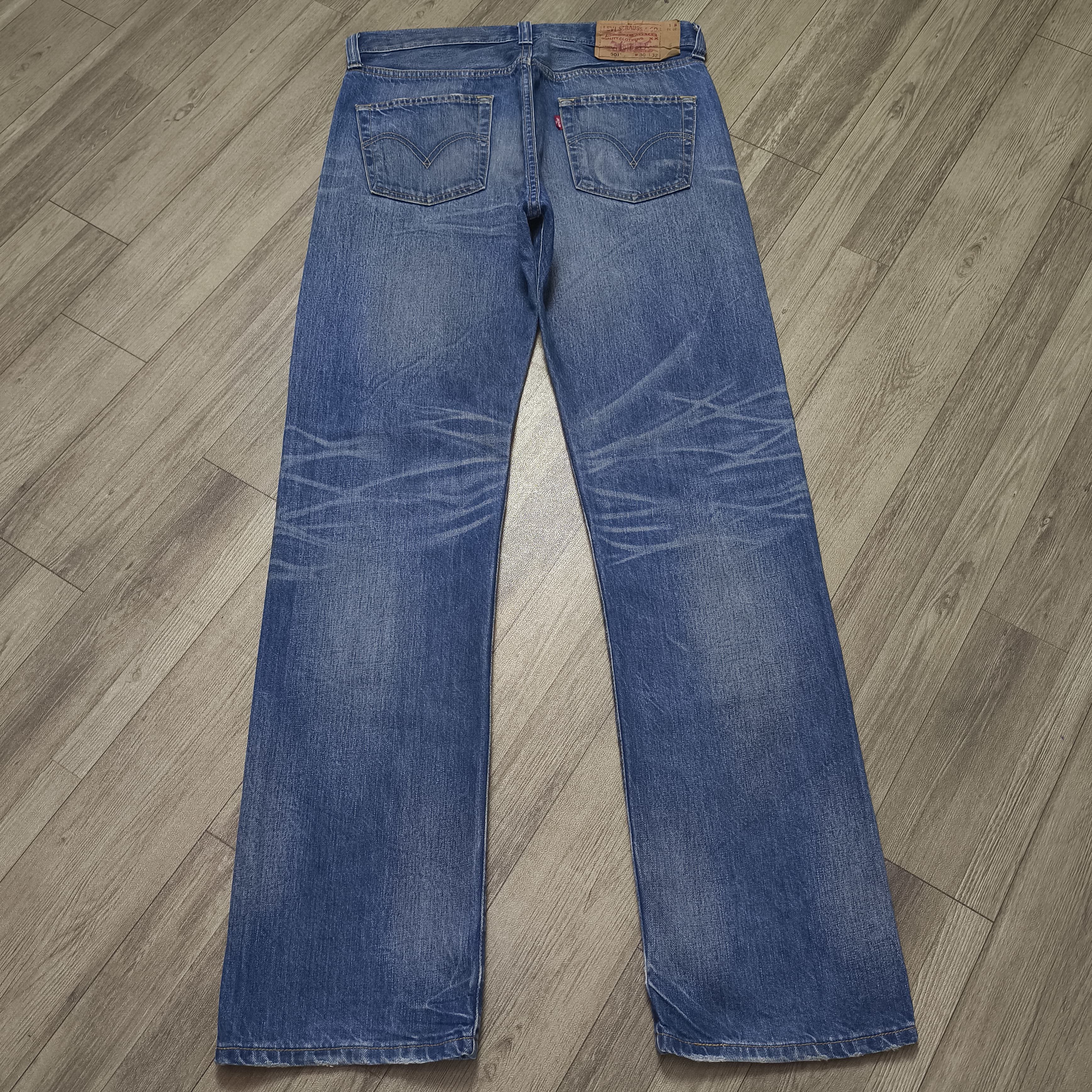 Levi's Vintage Levi's 501 Straight Leg Jeans 3073 Stamped Button Size US 30 / EU 46 - 9 Thumbnail