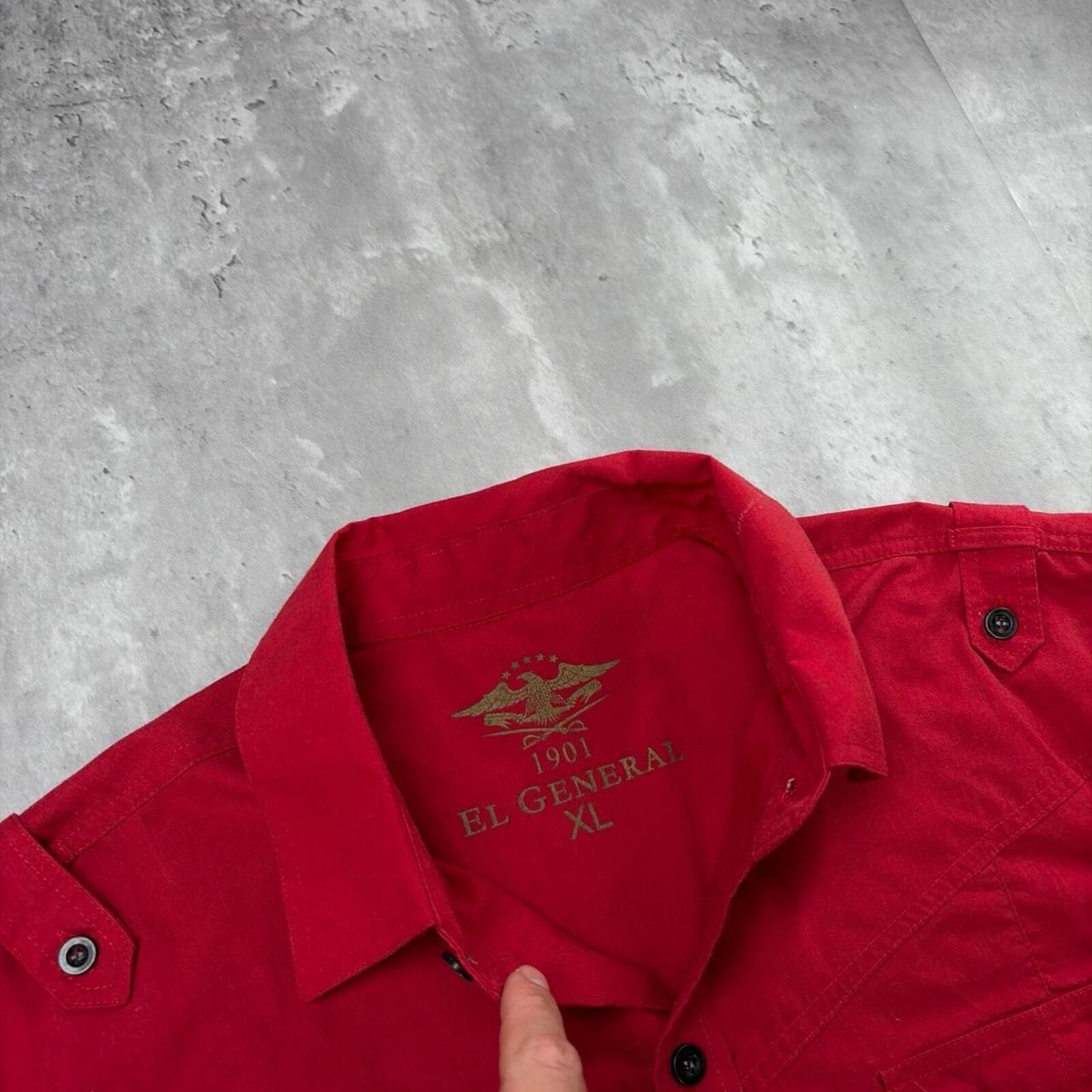 Other Y2K El General Grunge Cross Long Sleeve Button Up Shirt Size US XL / EU 56 / 4 - 6 Thumbnail