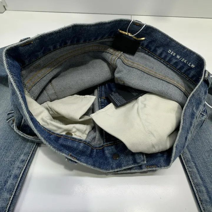 Saint Laurent Paris Saint Laurent Blue Low Waist Denim Pants -2507 Size 25" / US 0 / IT 36 - 6 Thumbnail