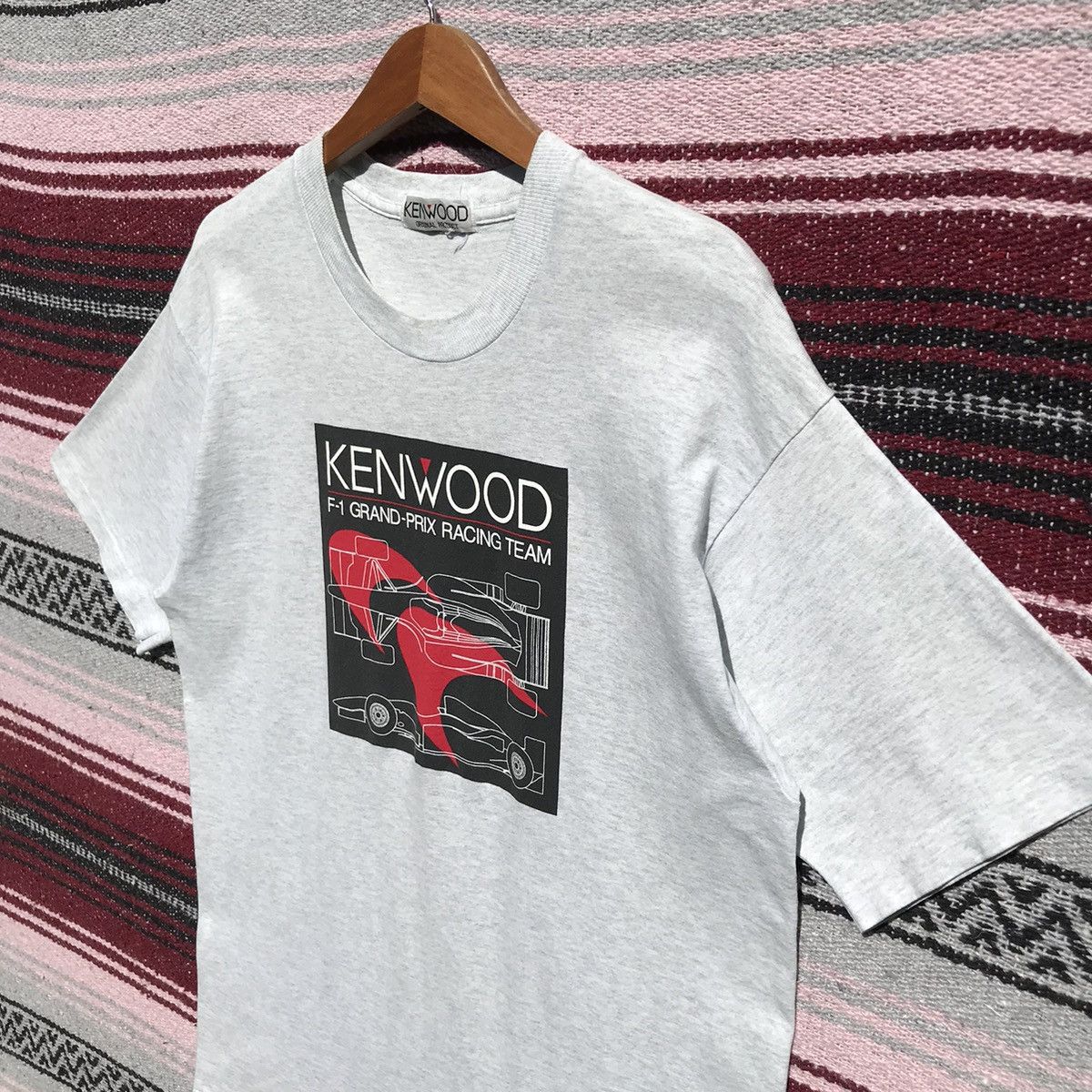 Vintage 💥Rare💥Vintage 90s Kenwood F-1 Grand-Prix Racing Team Tee Size US M / EU 48-50 / 2 - 5 Thumbnail