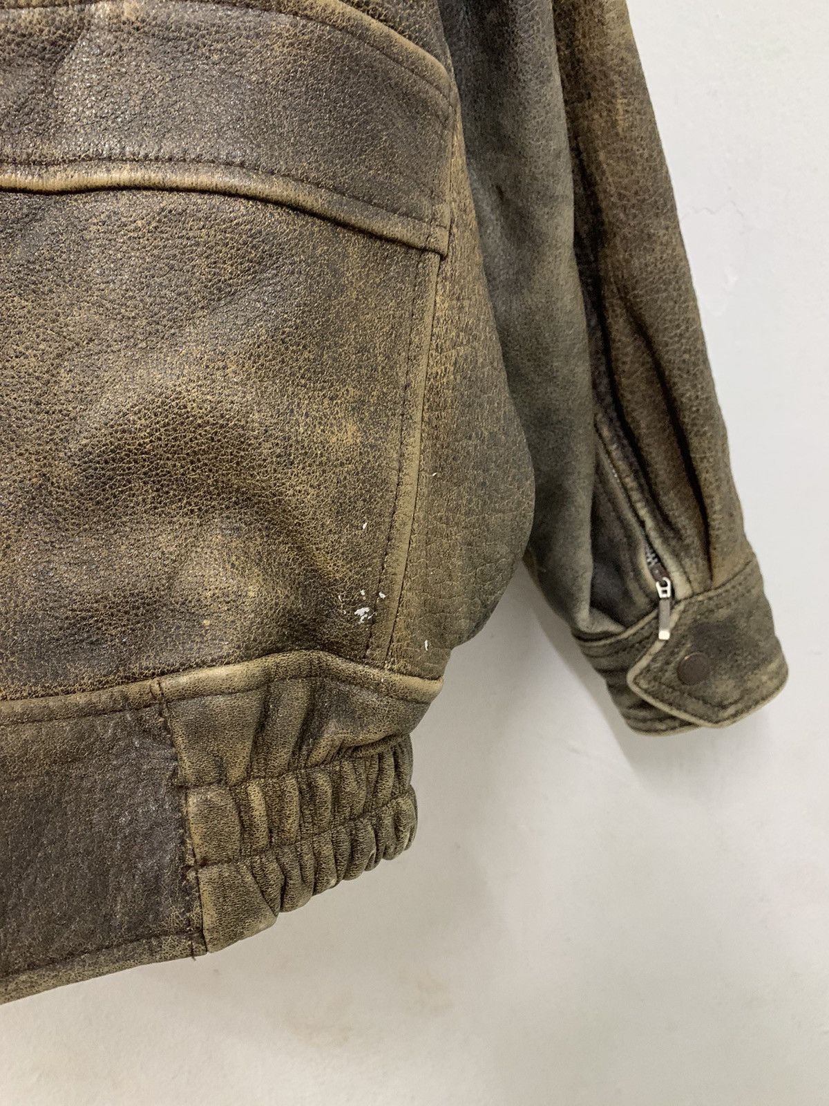Leather Vintage Flying Leather Jacket Size US M / EU 48-50 / 2 - 16 Thumbnail