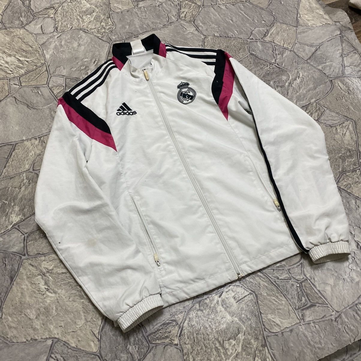 Adidas Vintage Adidas Real Madrid Football Jacket Soccer Track Top Size US S / EU 44-46 / 1 - 3 Thumbnail