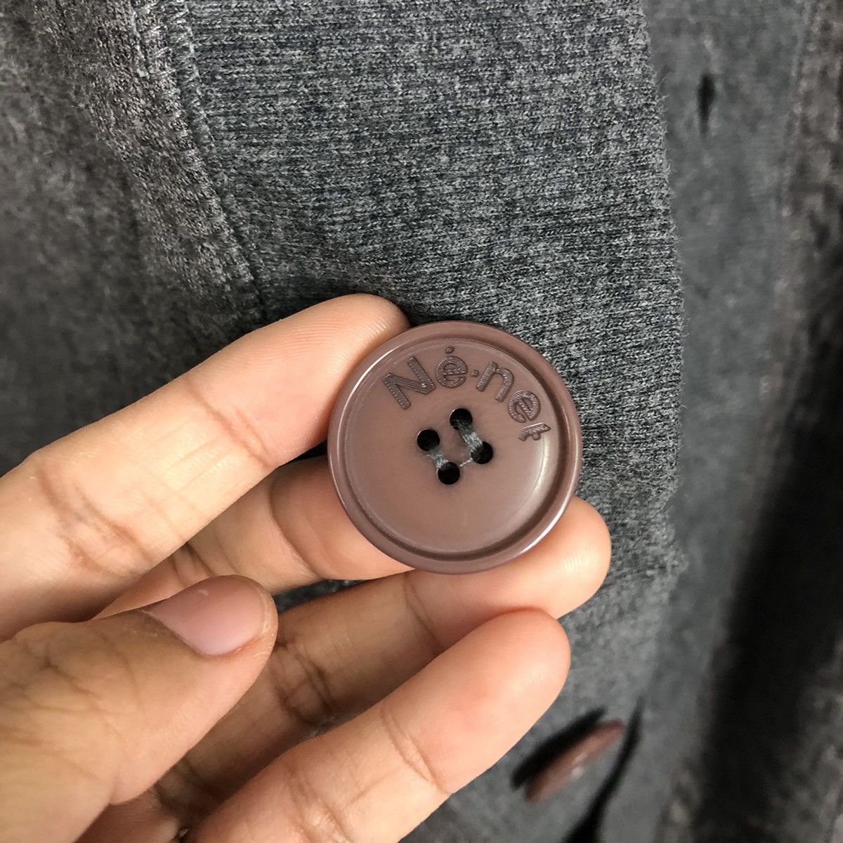 Issey Miyake 📌Vintage Long Jacket Button Ne-Net Japan Issey Miyake Size US M / EU 48-50 / 2 - 18 Thumbnail