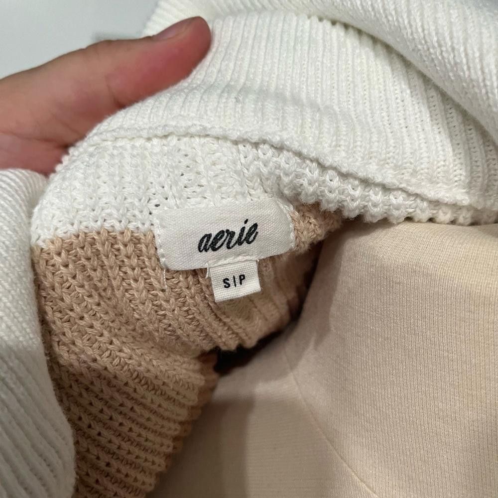 Designer Aerie oversized cowl neck sweater Size S / US 4 / IT 40 - 7 Thumbnail