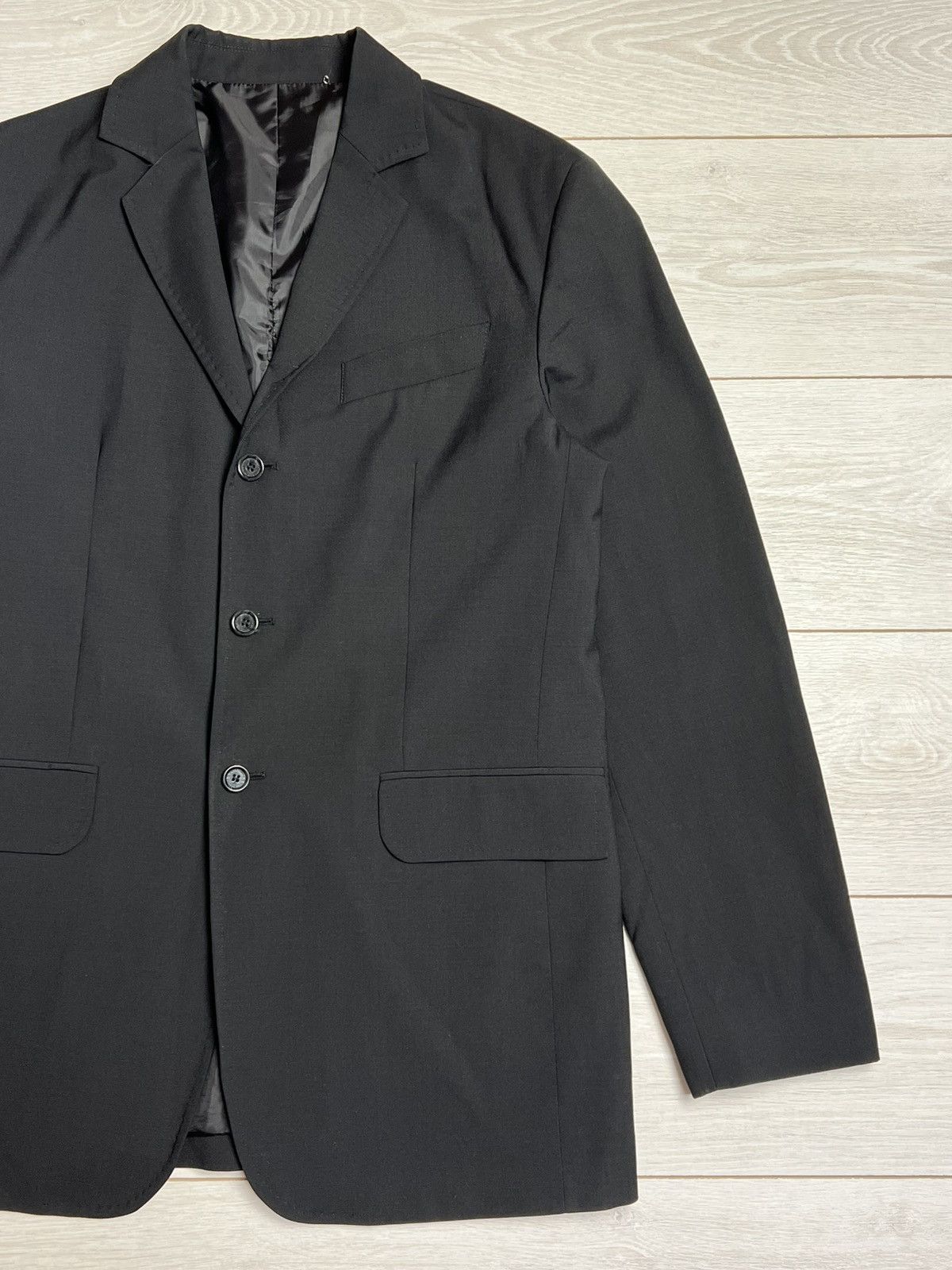 Dolce & Gabbana Archival Dolce & Gabbana & Line Black Blazer IT 52 Size 52R - 3 Thumbnail