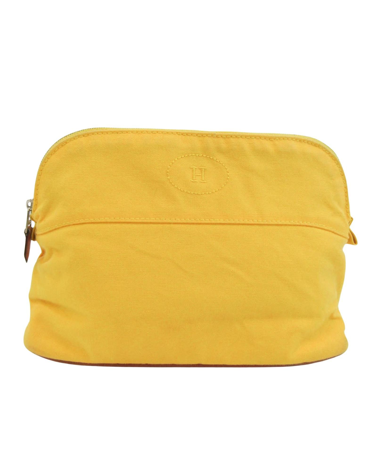 image of Luxury Hermes Bolide Handbag in Yellow, Women's