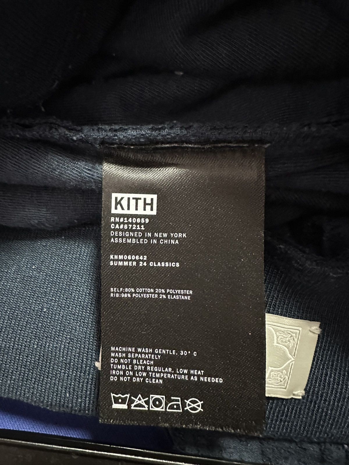 Kith Kith logo shorts navy medium Size US 33 - 5 Thumbnail