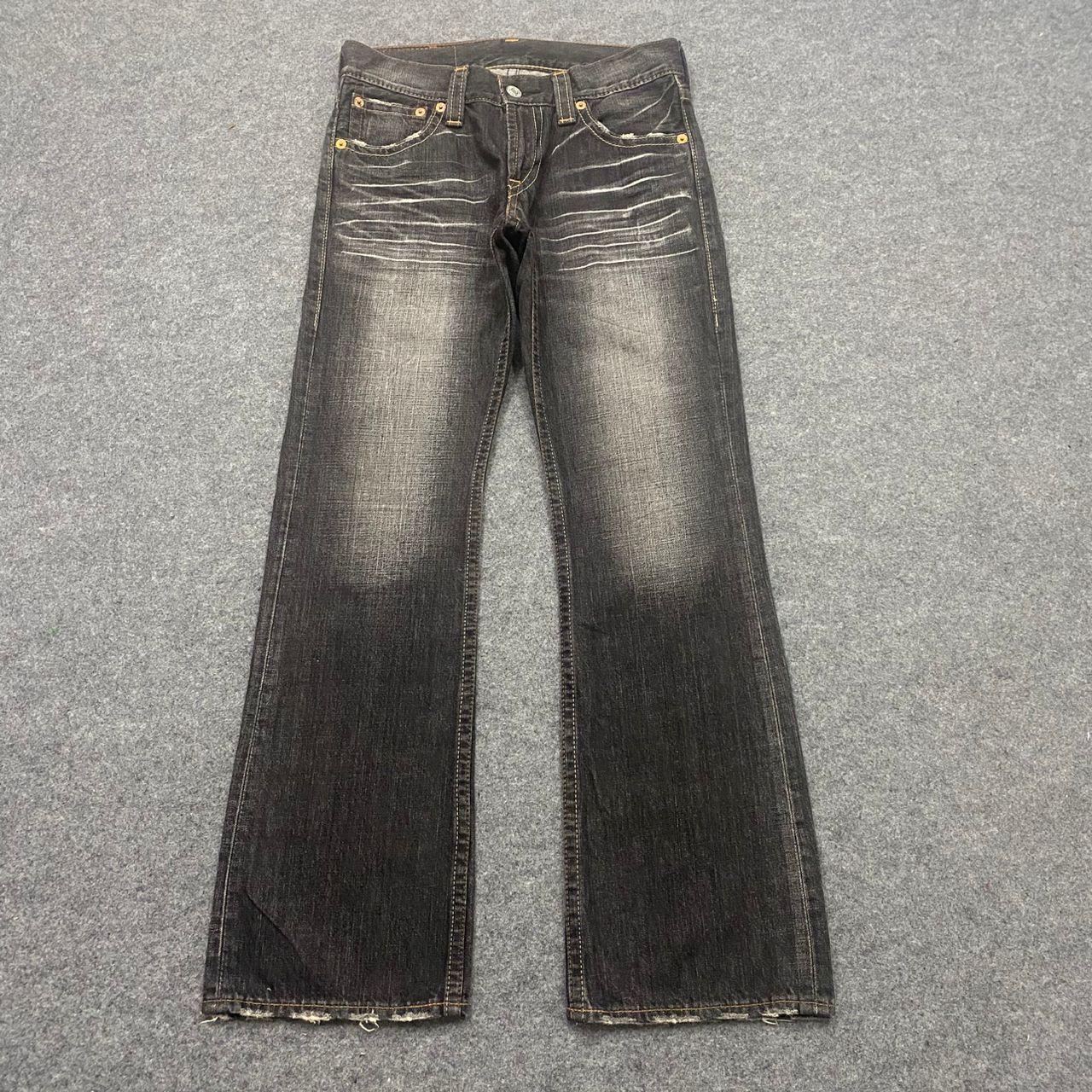 Japanese Brand 💥Flare💥Vintage Levis 507 Flare Denim Size US 32 / EU 48 - 1 Thumbnail