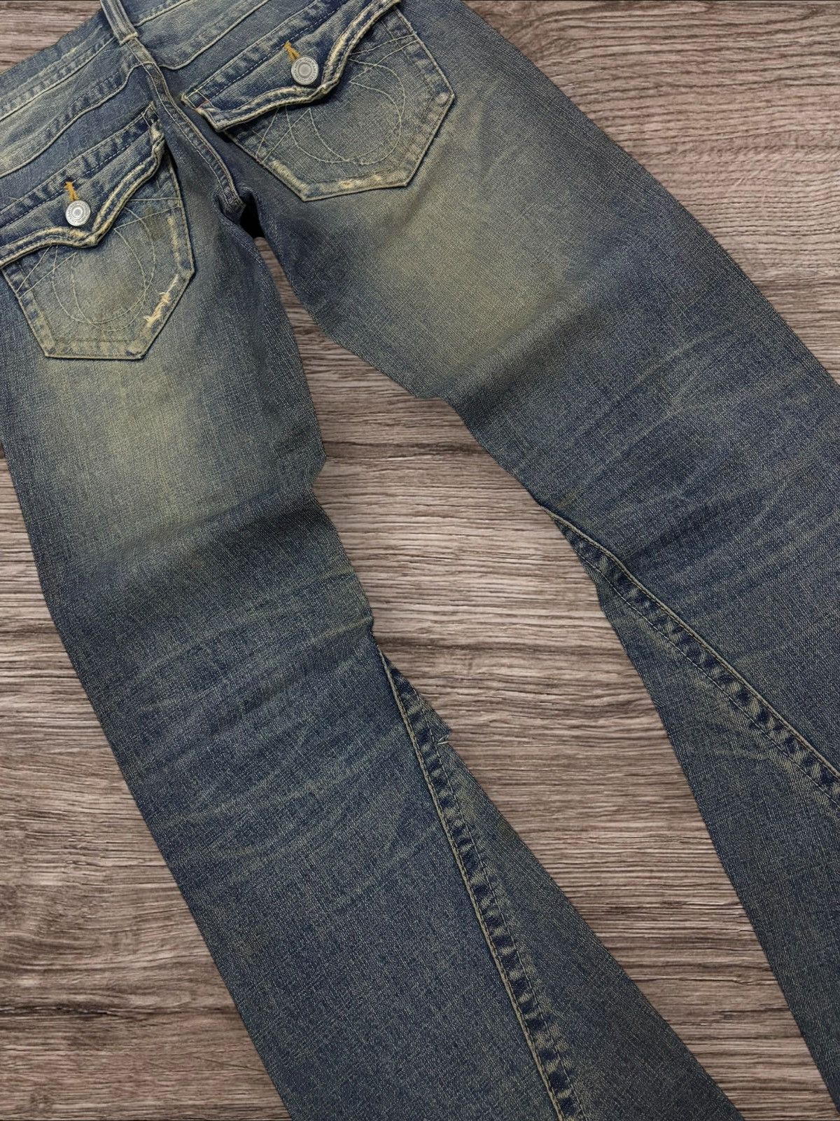 If Six Was Nine Y2K Japan If Six Was Nine Inspired Mud Washed Flare Jeans Size US 30 / EU 46 - 6 Thumbnail