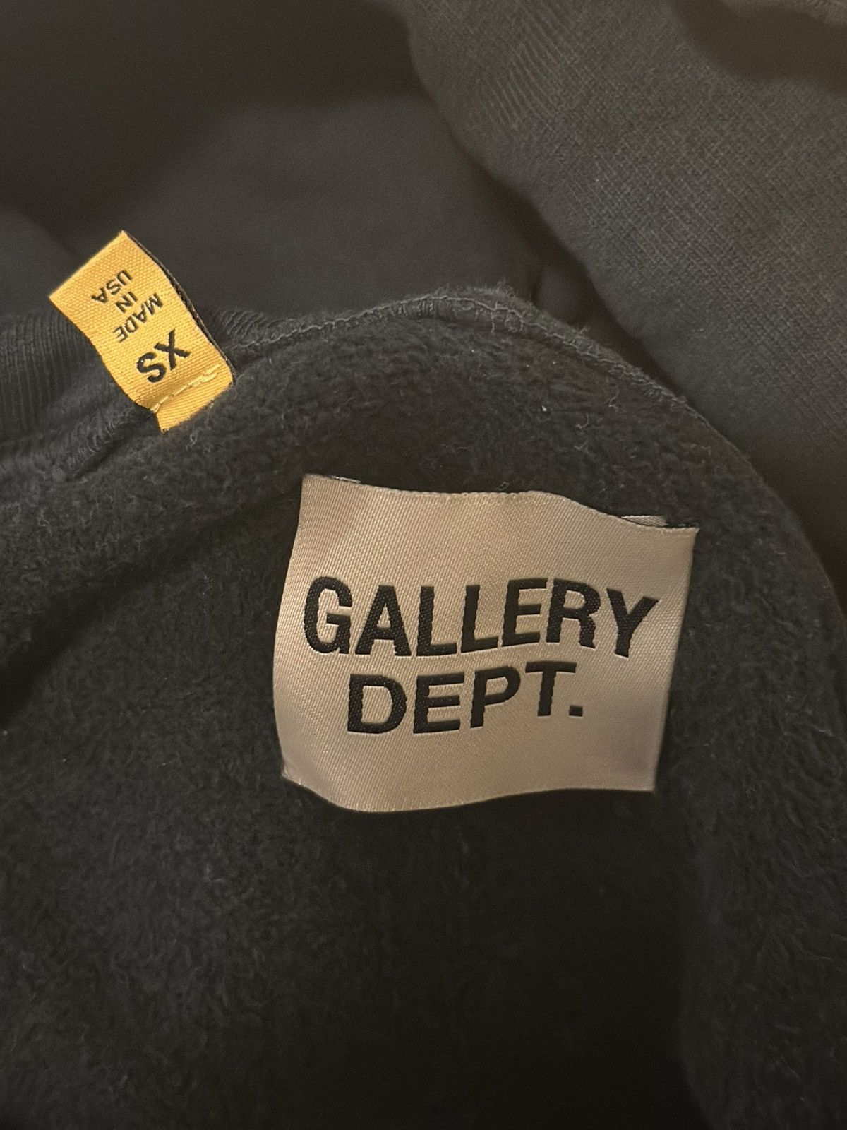 Gallery Dept. Gallery Dept. 90’s GD Logo Hoodie - Vintage Black (XS) Size US XS / EU 42 / 0 - 6 Thumbnail