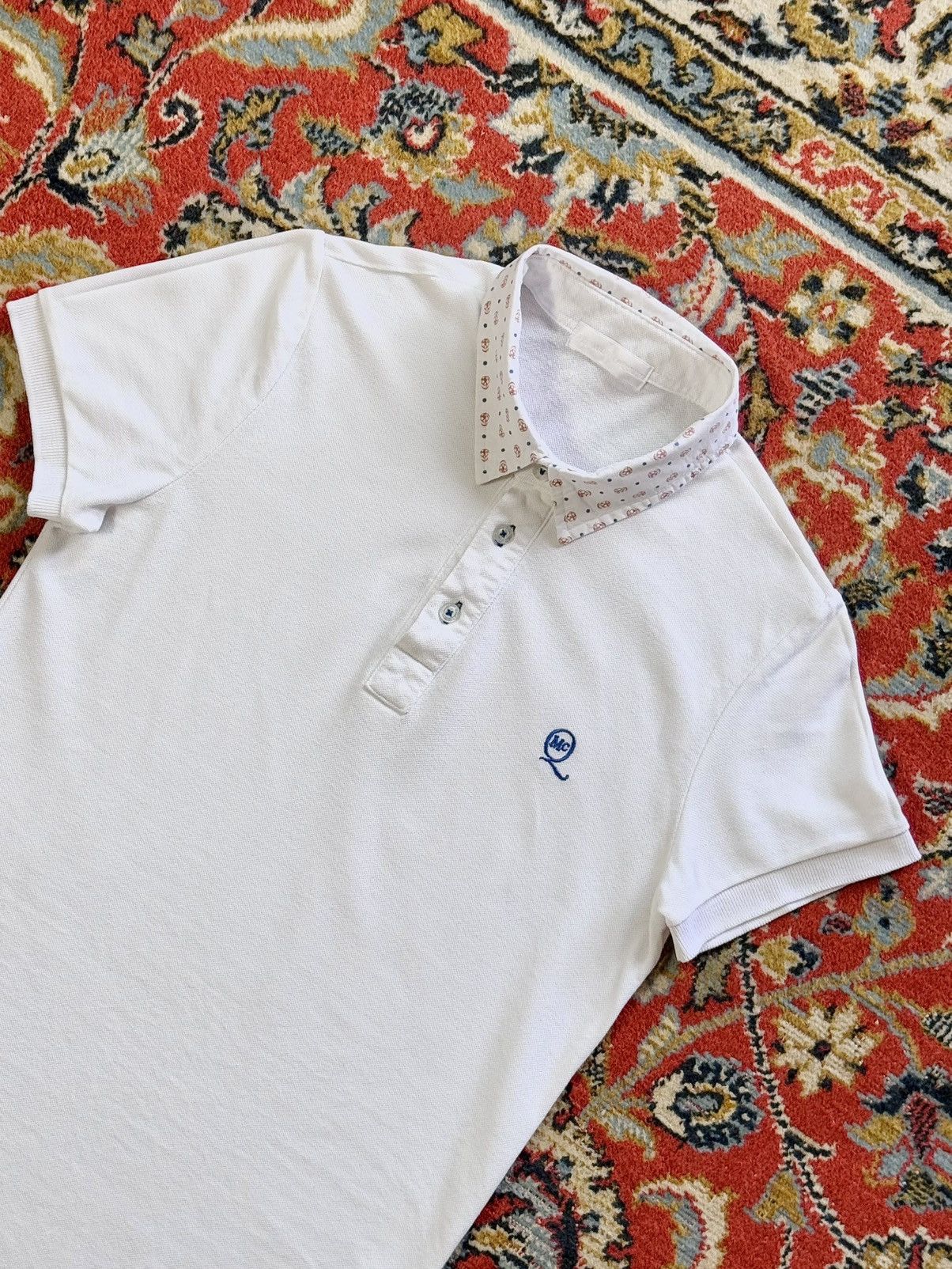 Alexander McQueen Alexander McQueen Skull Logo Polo Shirt Size US M / EU 48-50 / 2 - 8 Thumbnail